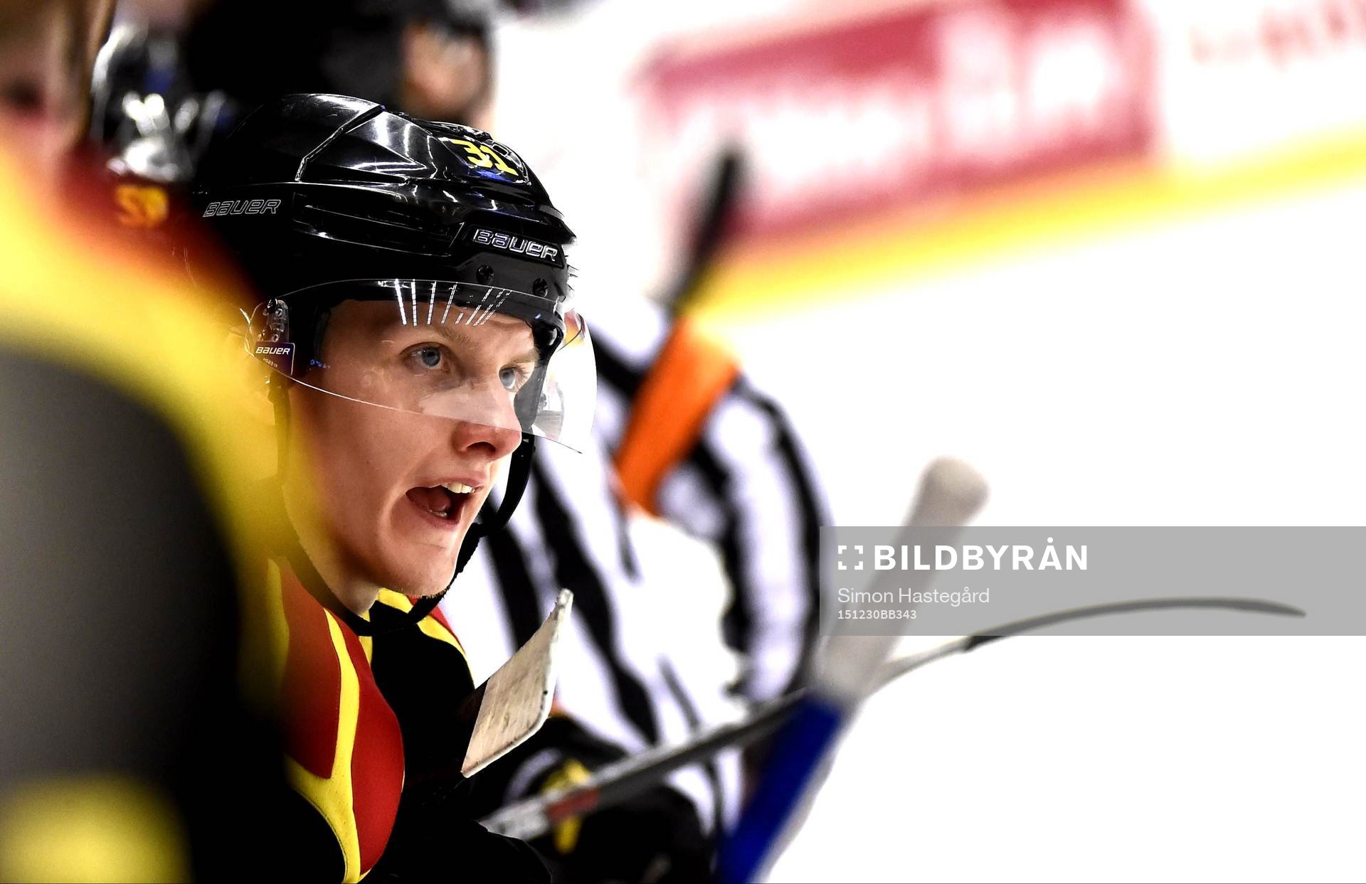 Brynäs Daniel Mannberg irriterad