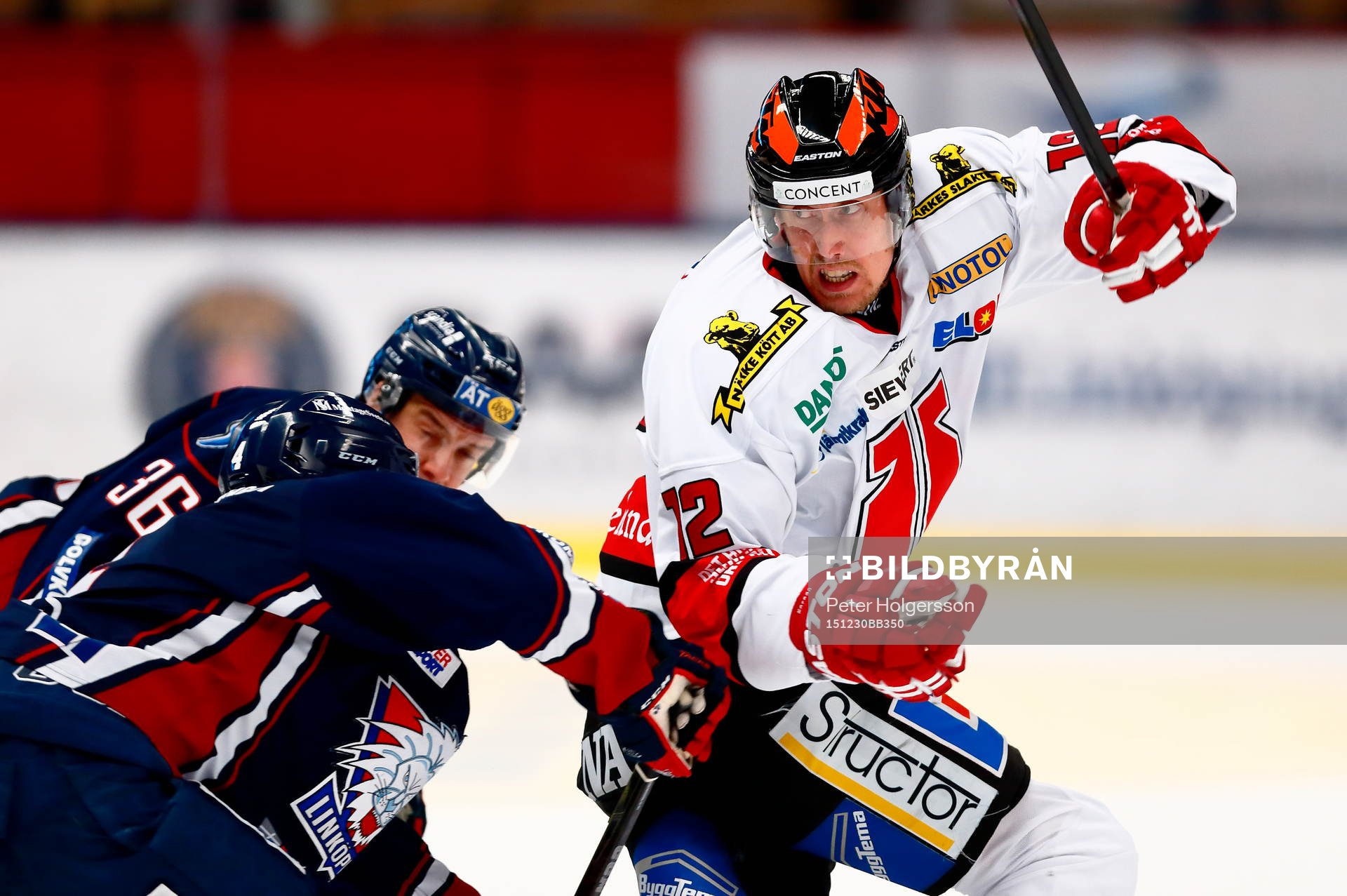 Linköpings Niklas Fogström och Örebros Marko Anttila