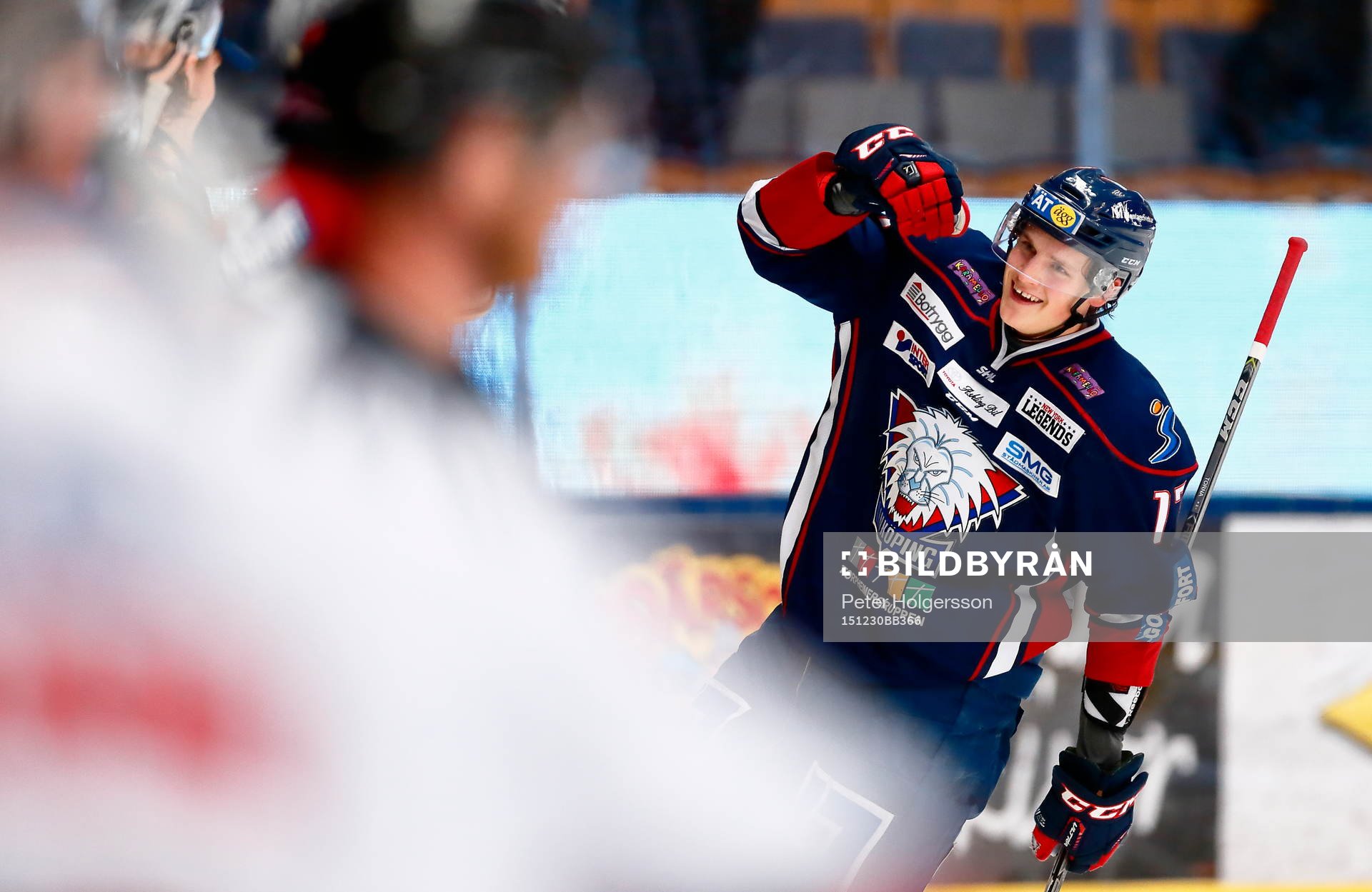 Linköpings Henrik Törnqvist jublar