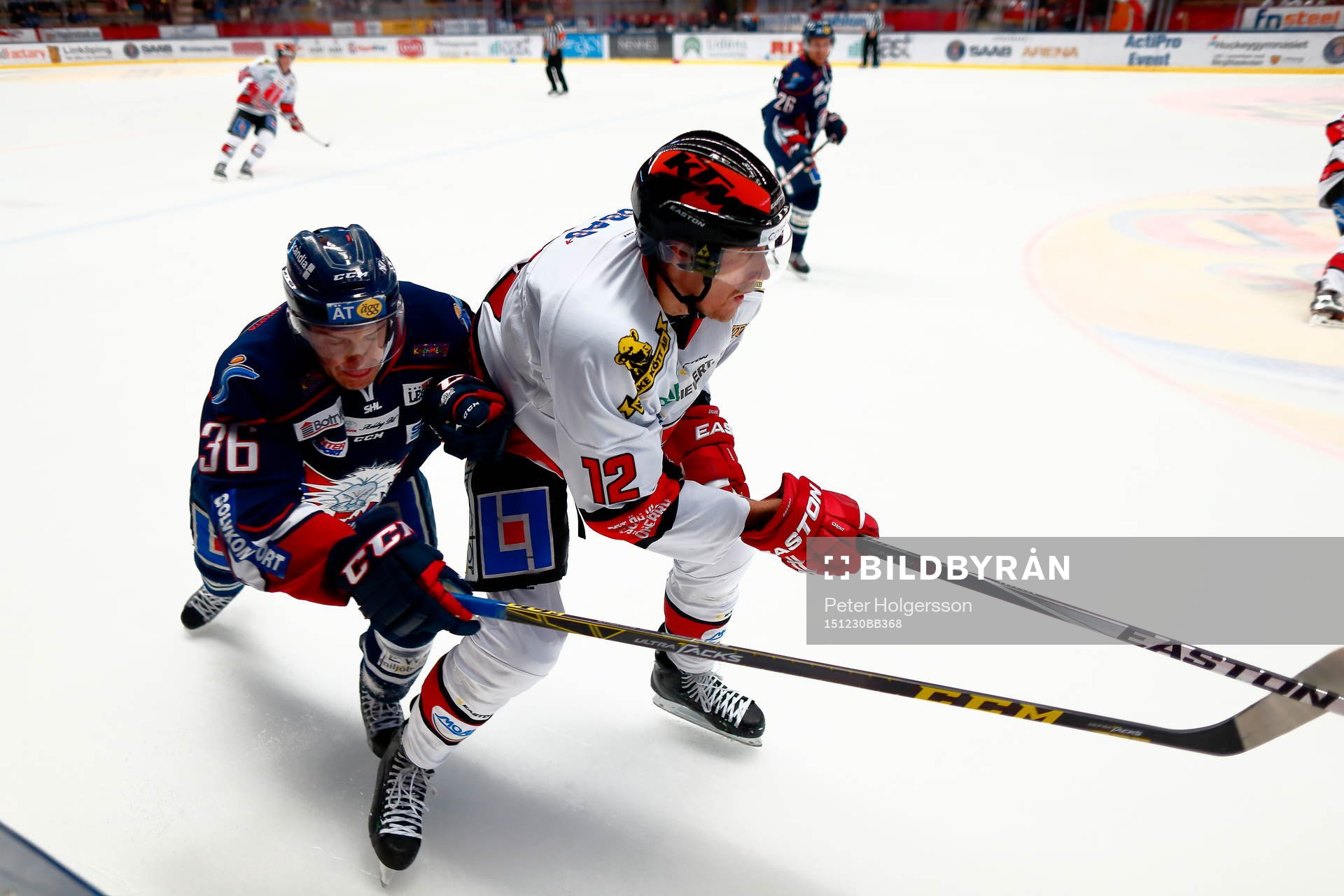 Linköpings Niklas Fogström och Örebros Marko Anttila