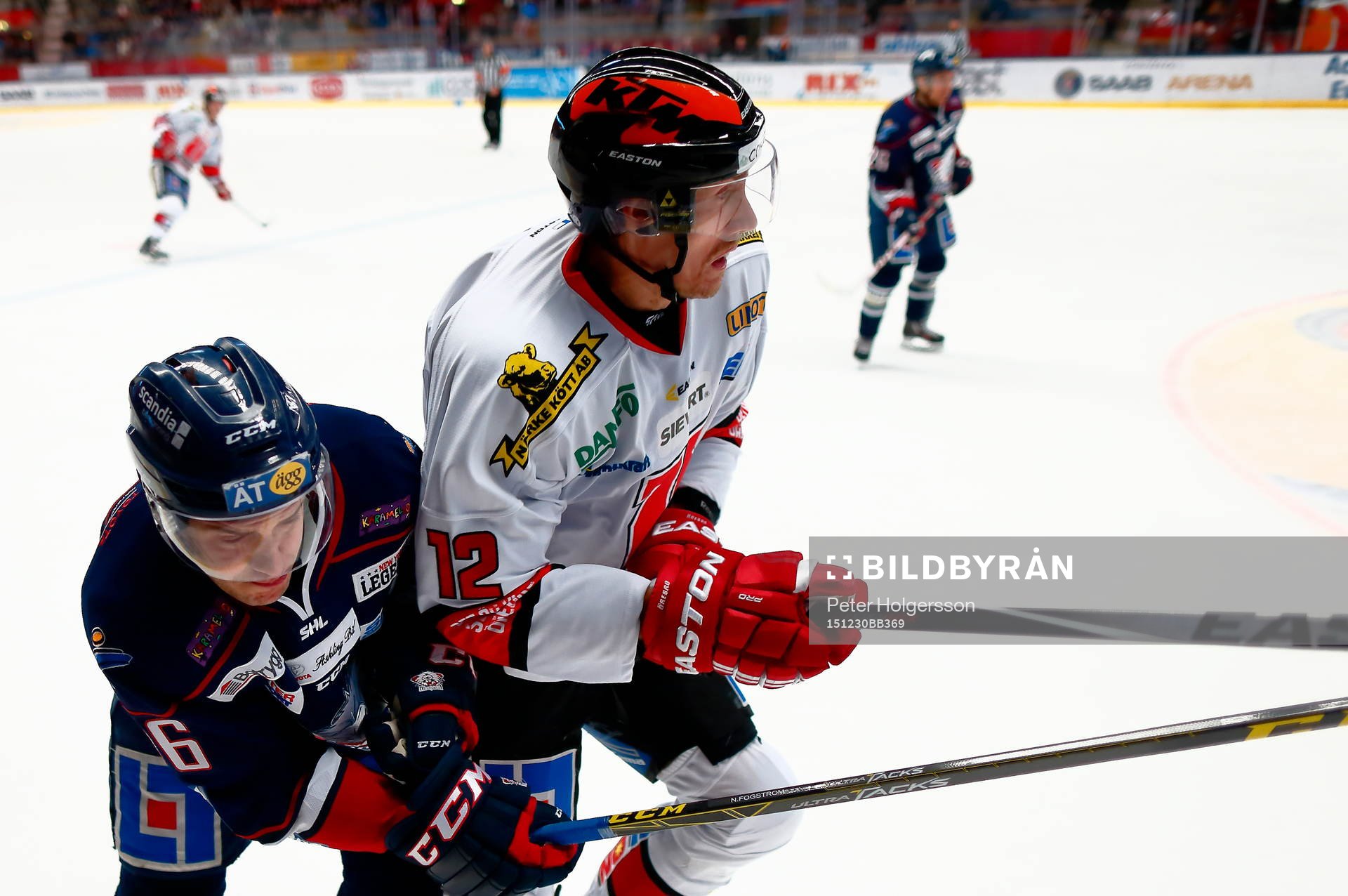 Linköpings Niklas Fogström och Örebros Marko Anttila