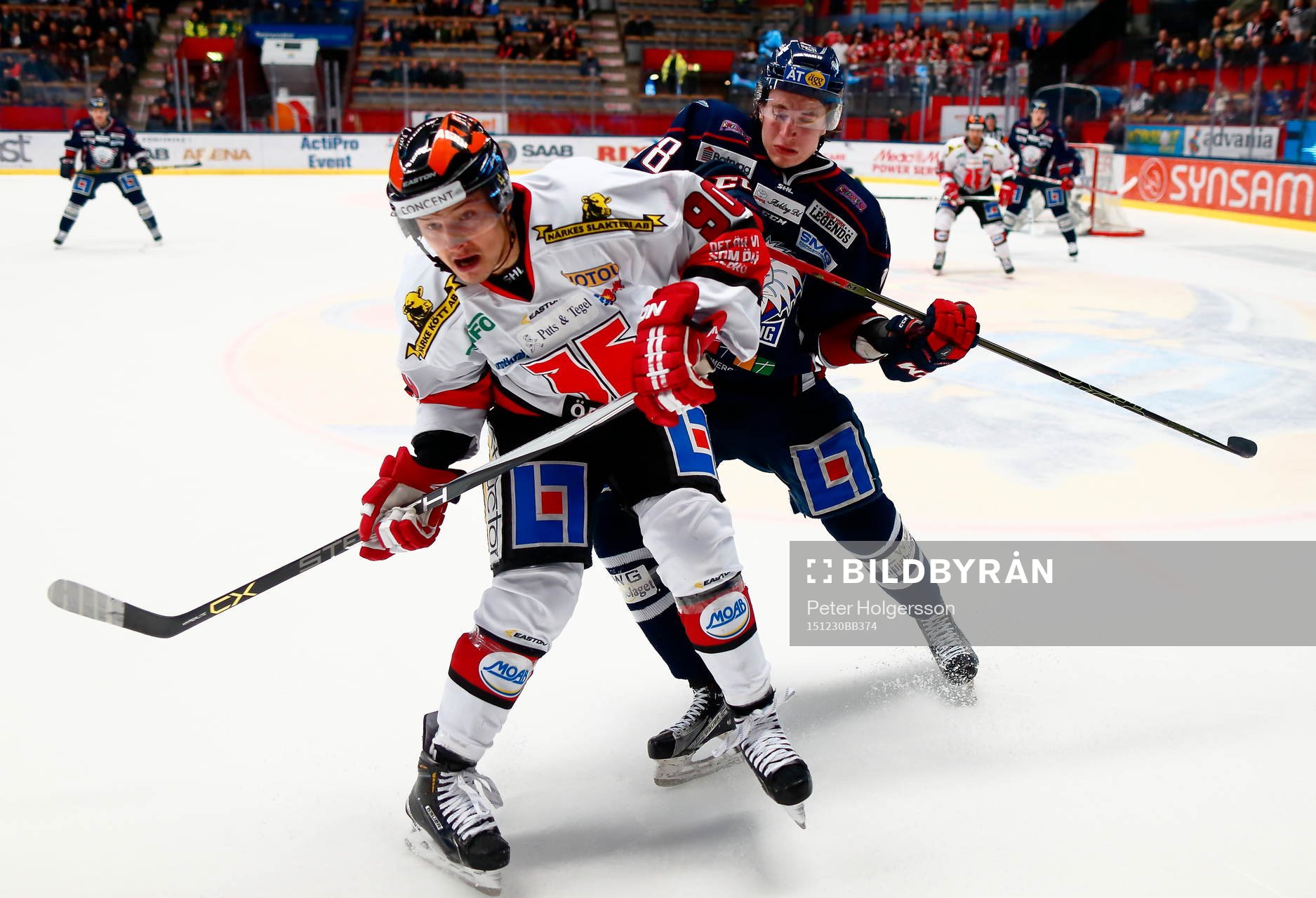 Örebros Libor Hudacek och Linköpings Jakob Lilja
