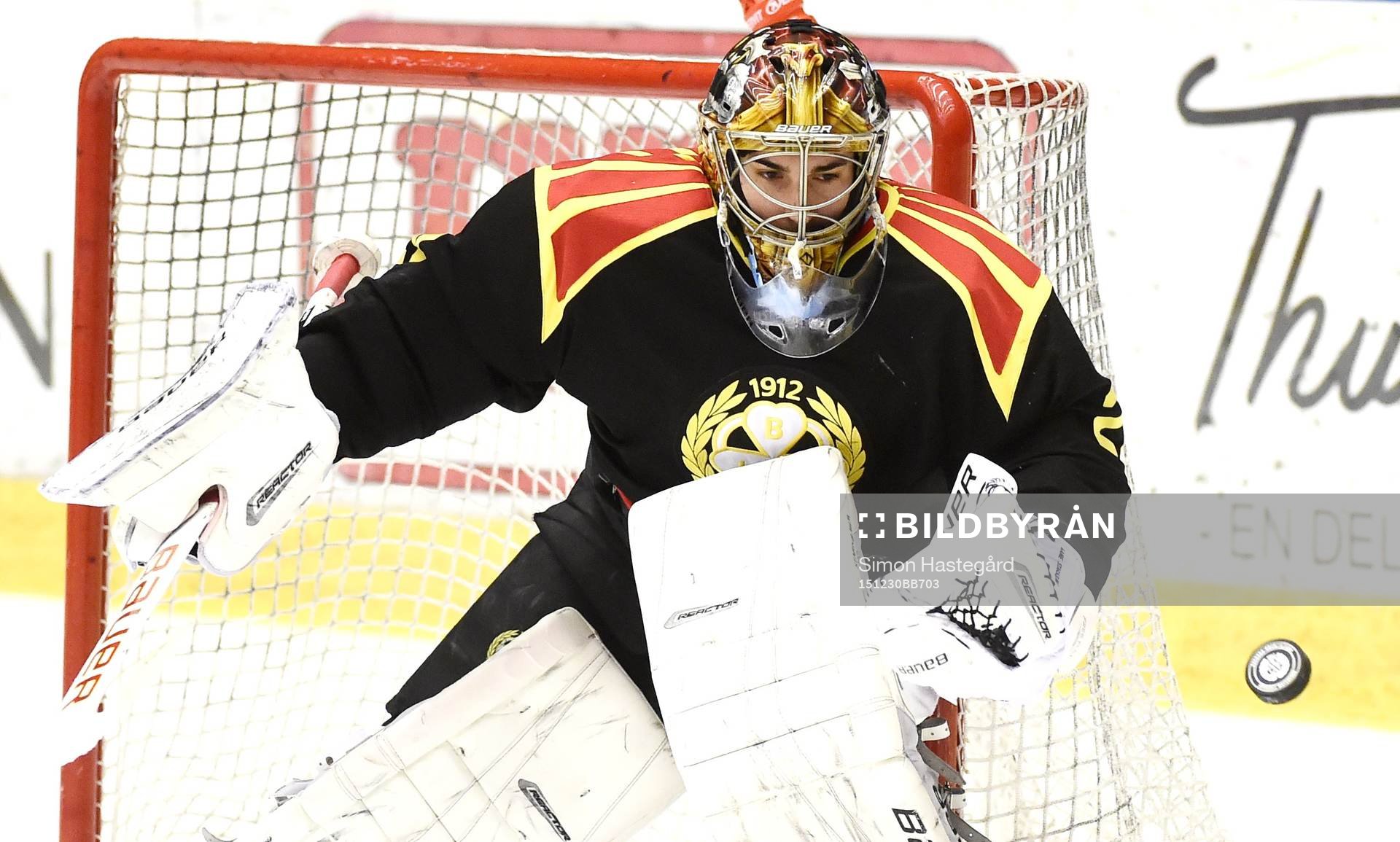 Brynäs målvakt Bernhard Starkbaum