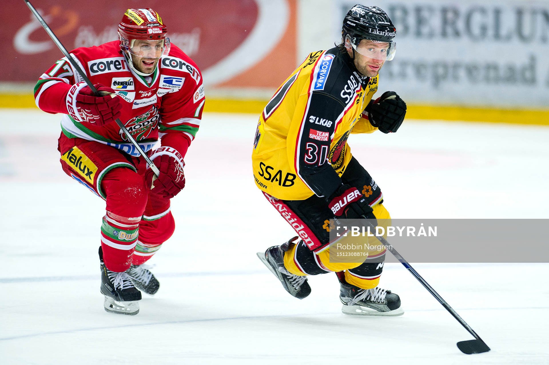 Modos Patrick Dwyer och Luleås Jonathan Granström