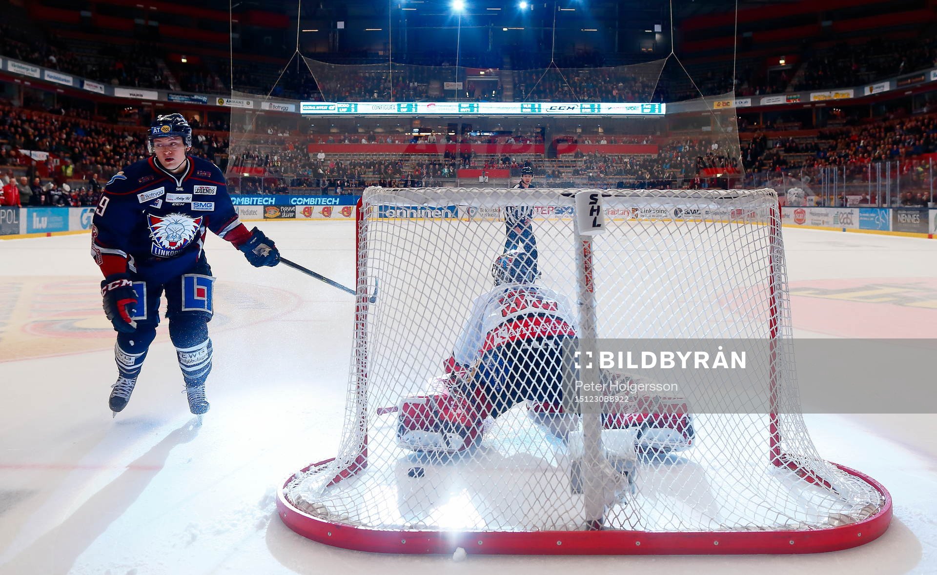 Första målet på straff av Linköpings Rhett Rakhshani