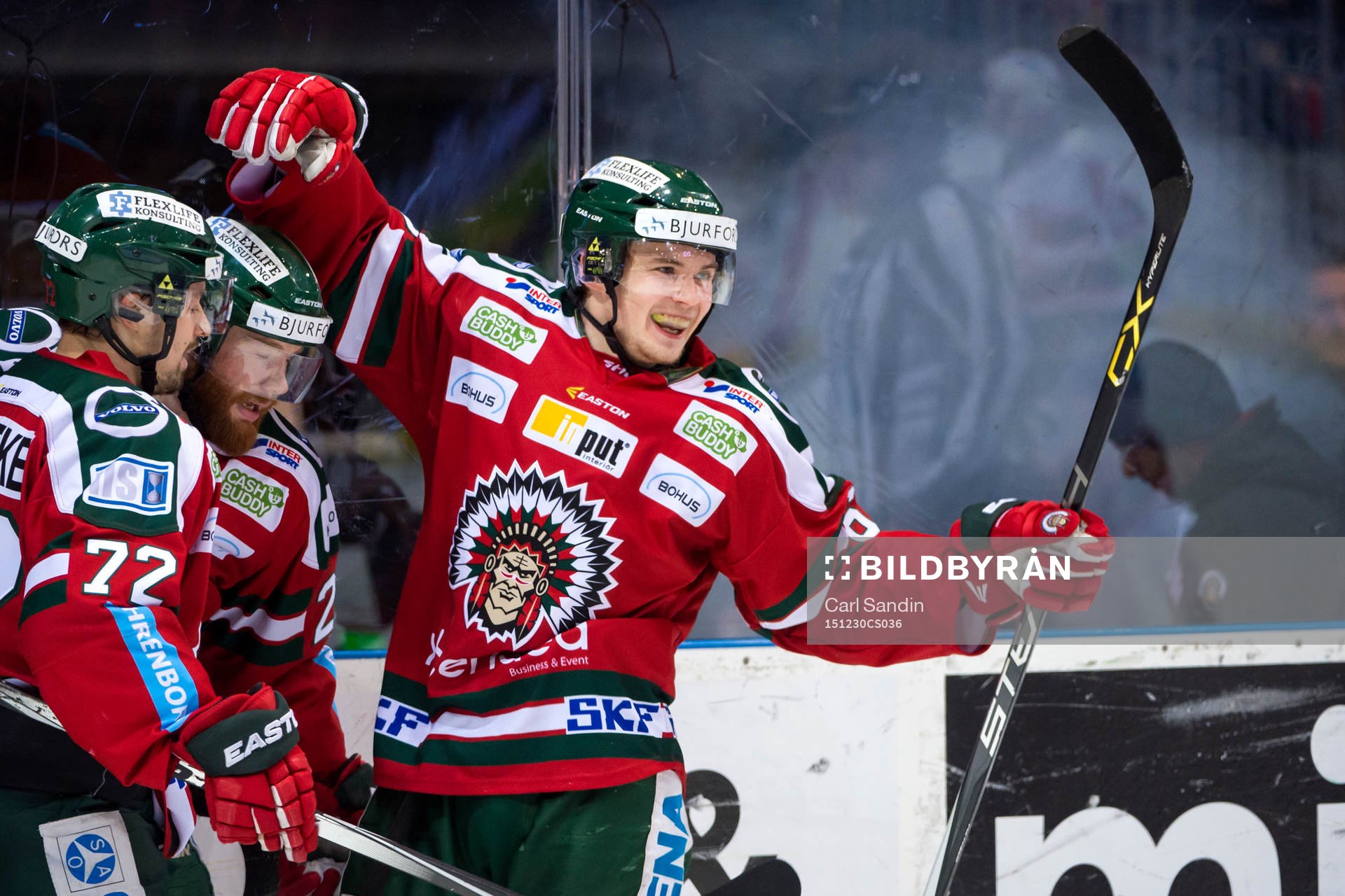 Frölundas Artturi Lehkonen jublar