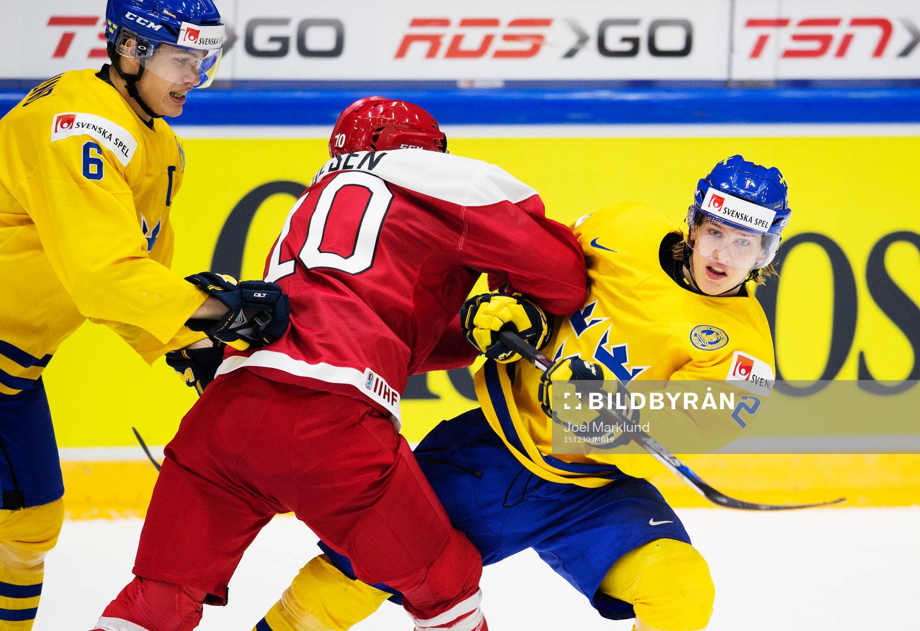 Sveriges Andreas Englund och Oskar Lindblom utmanas av