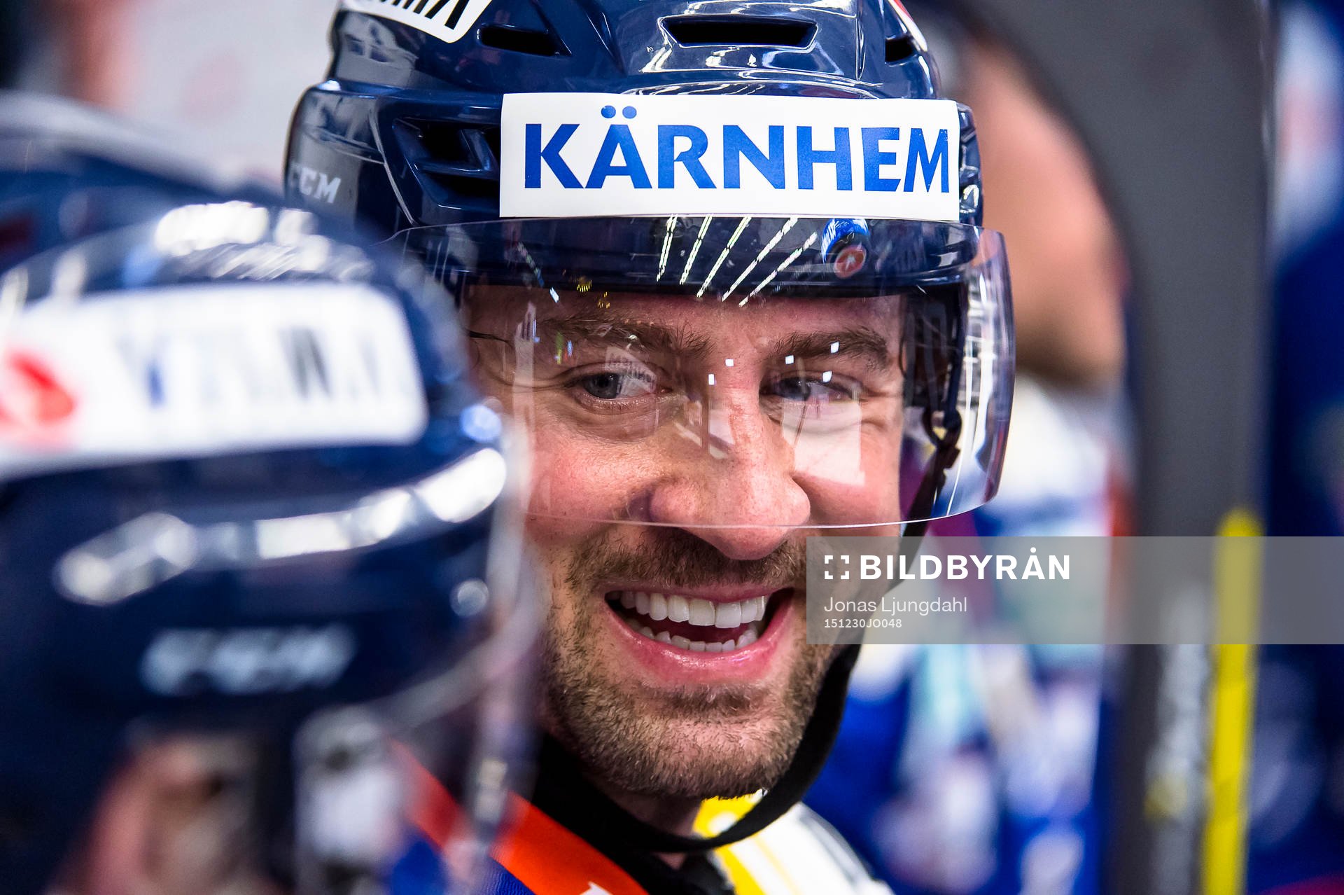 Växjös Adam Burish är glad