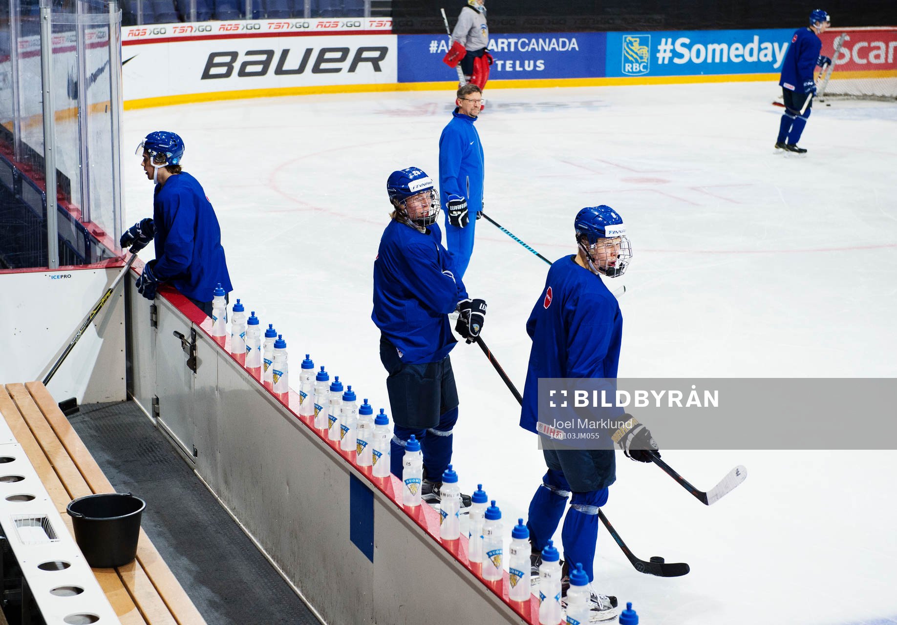 Sebastian Aho, Patrik Laine, förbundskapten Jukka Jalonen