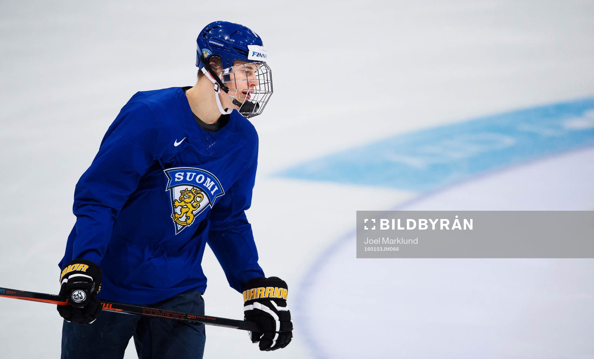 Jesse Puljujärvi på Finlands träning