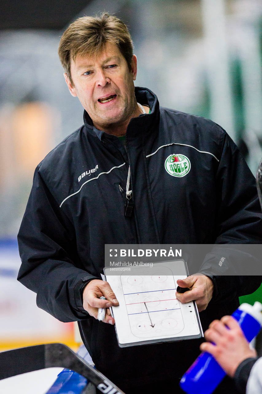 Rögles huvudtränare Gunnar Persson