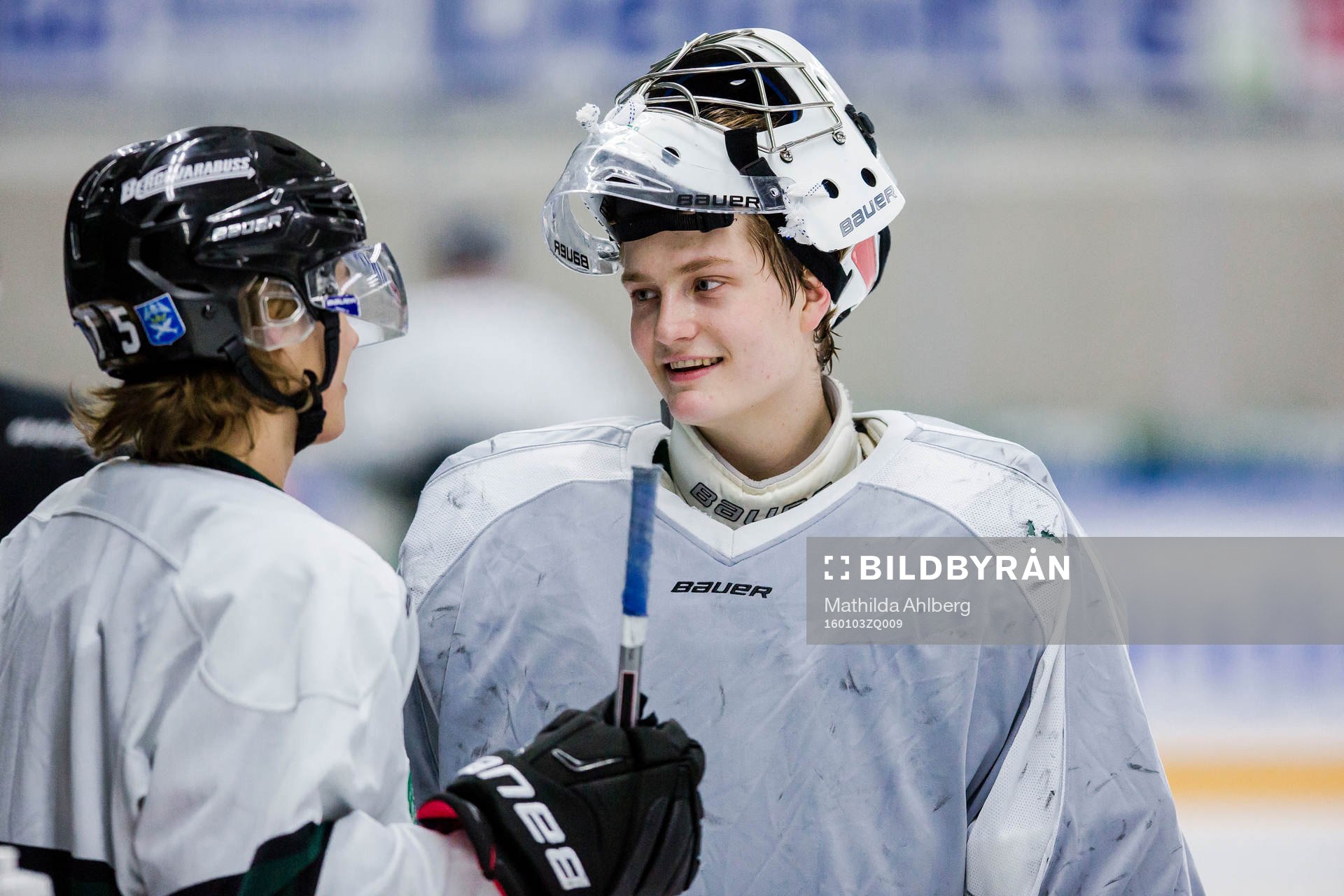 Rögles Erik Santesson och målvakt Filip Ternbom
