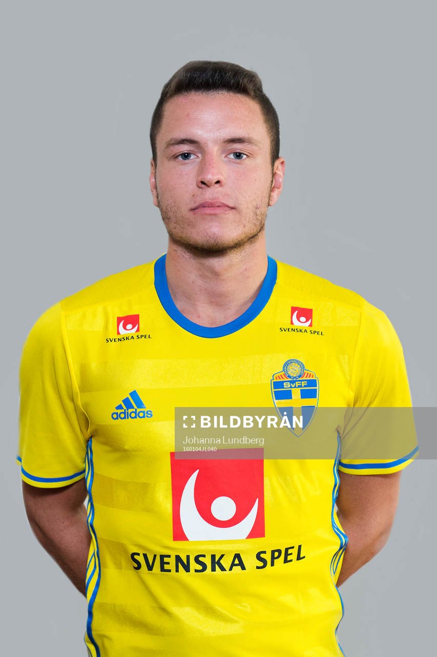 Kerim Mrabti, spelare i Sveriges fotbollslandslag