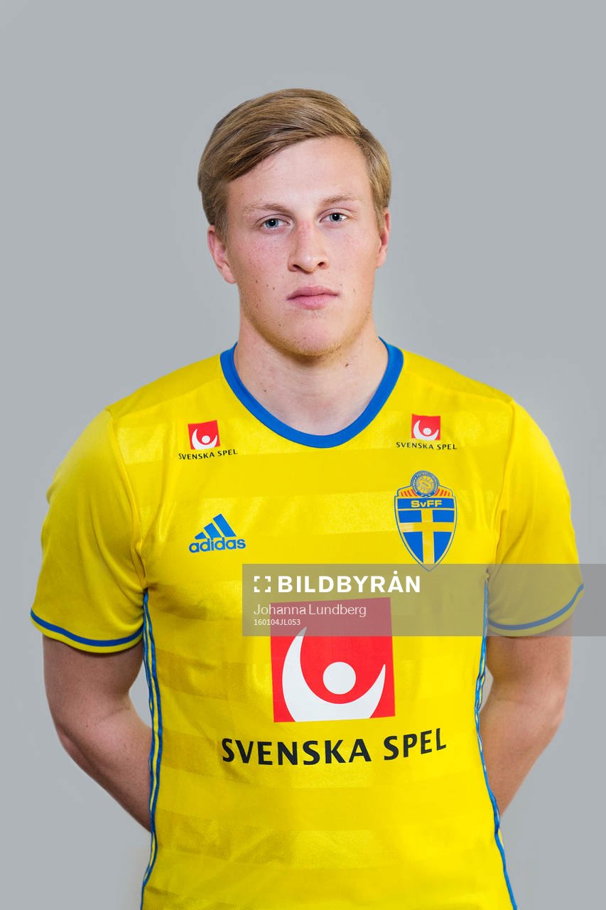 Emil Bergström, spelare i Sveriges fotbollslandslag