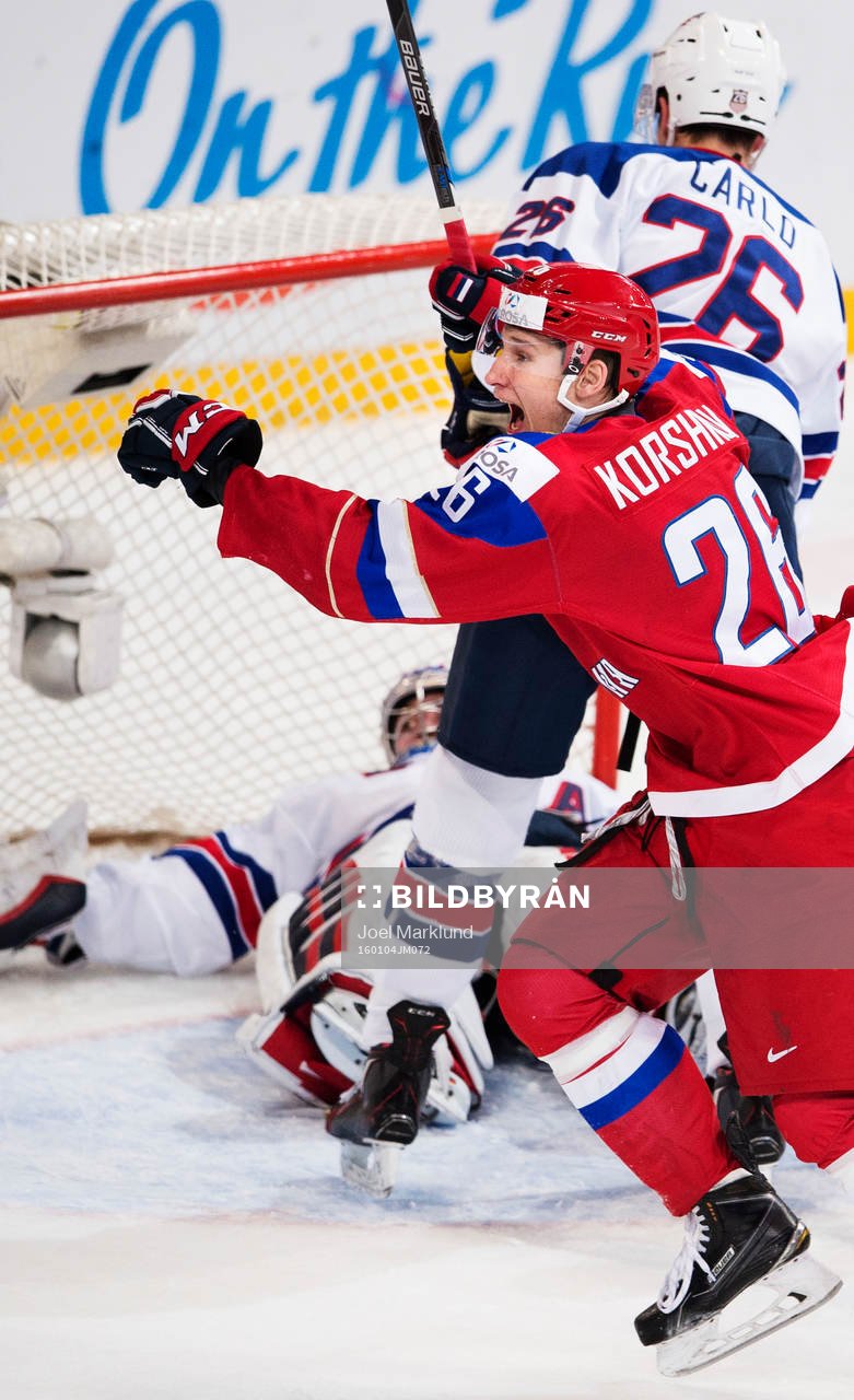 Rysslands Yegor Korshkov jublar