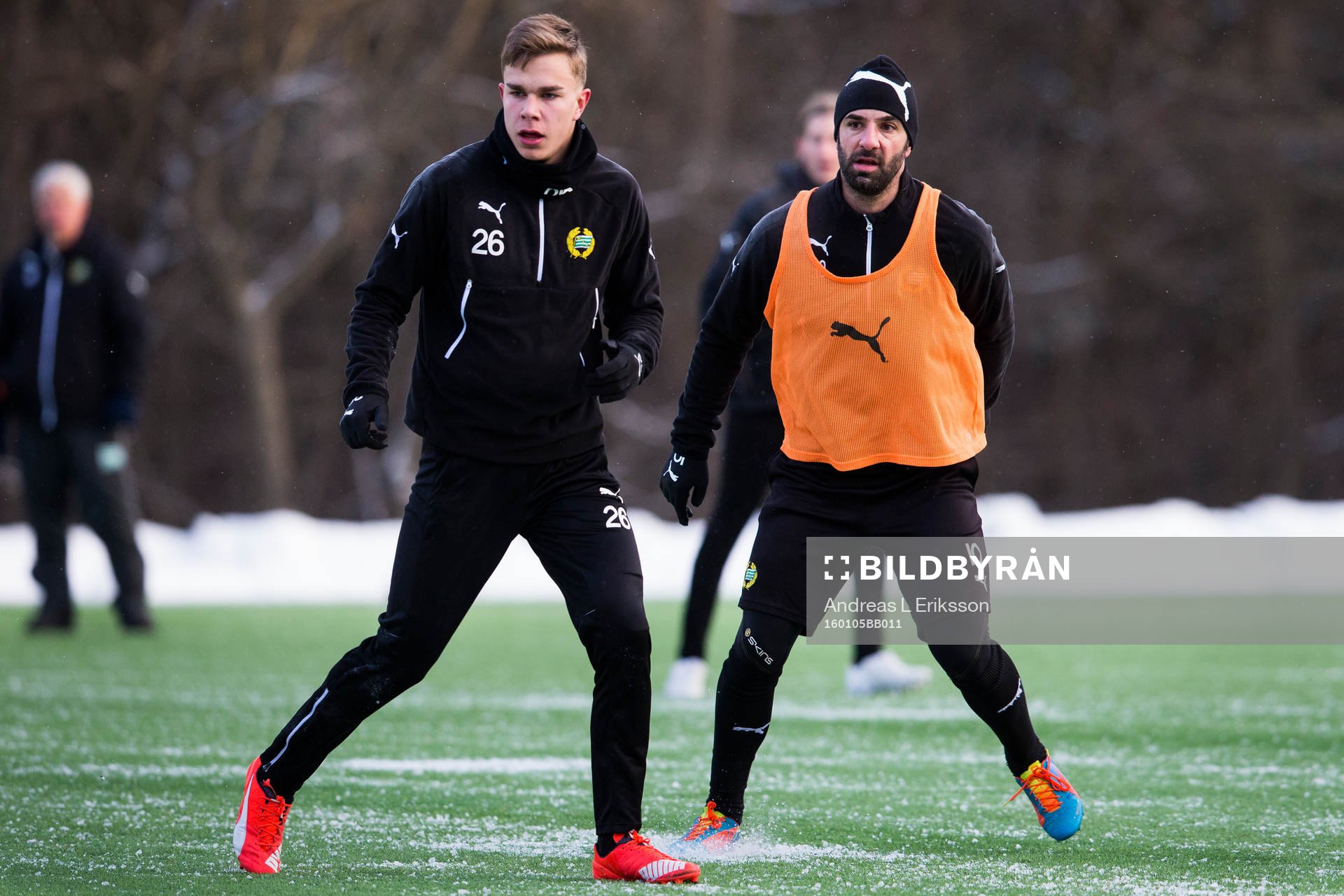 Hammarbys Dusan Jajic och Kennedy Bakircioglu