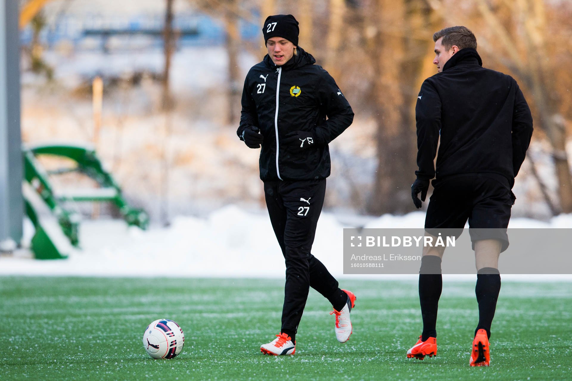 Hammarbys Isac Lidberg och Richard Magyar