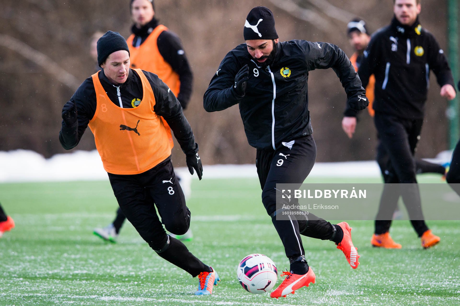 Hammarbys Johan Persson och Stefan Batan