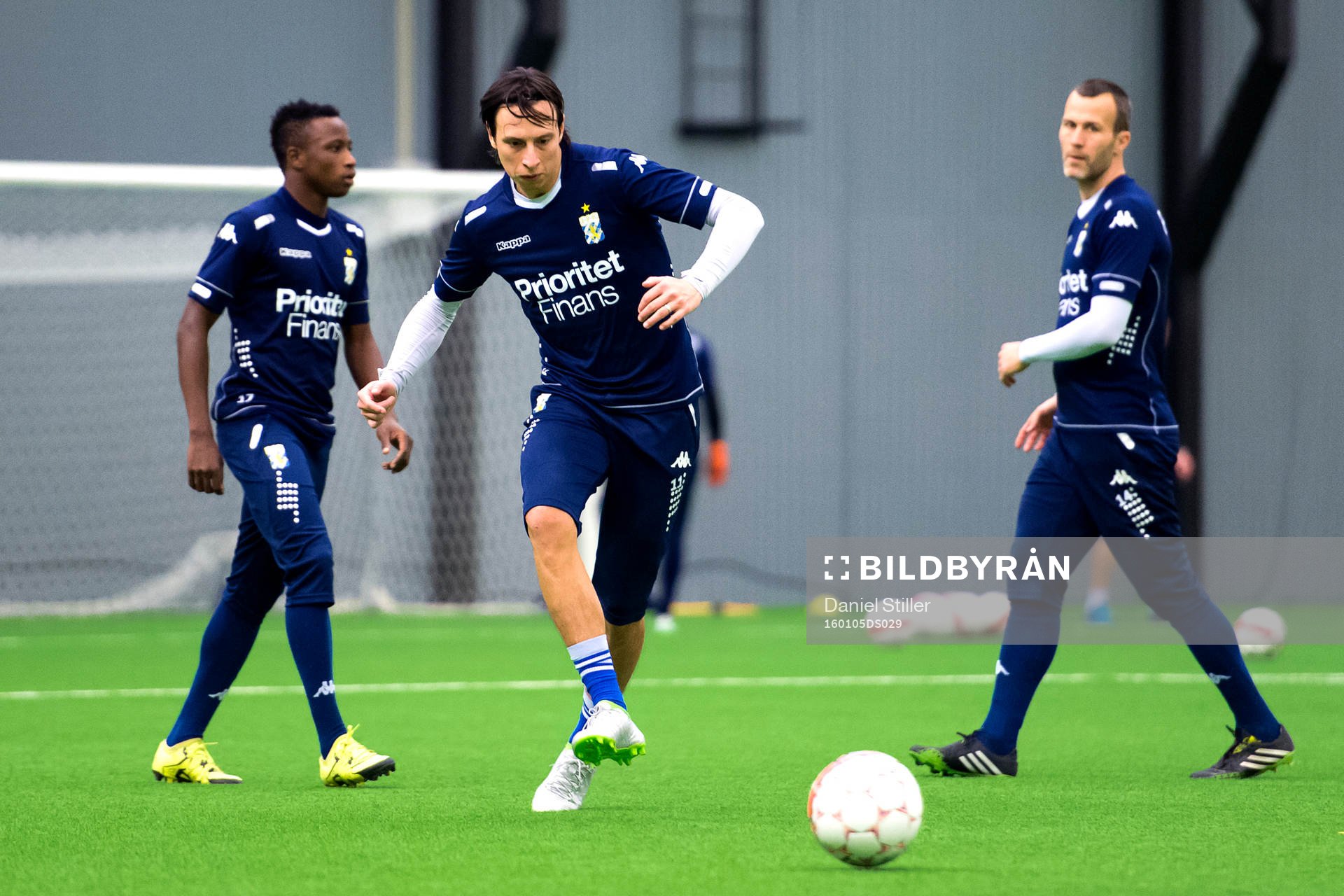 Martin Smedberg Dalence under en träning med IFK Göteborg den 5 januari 2016 i Göteborg.