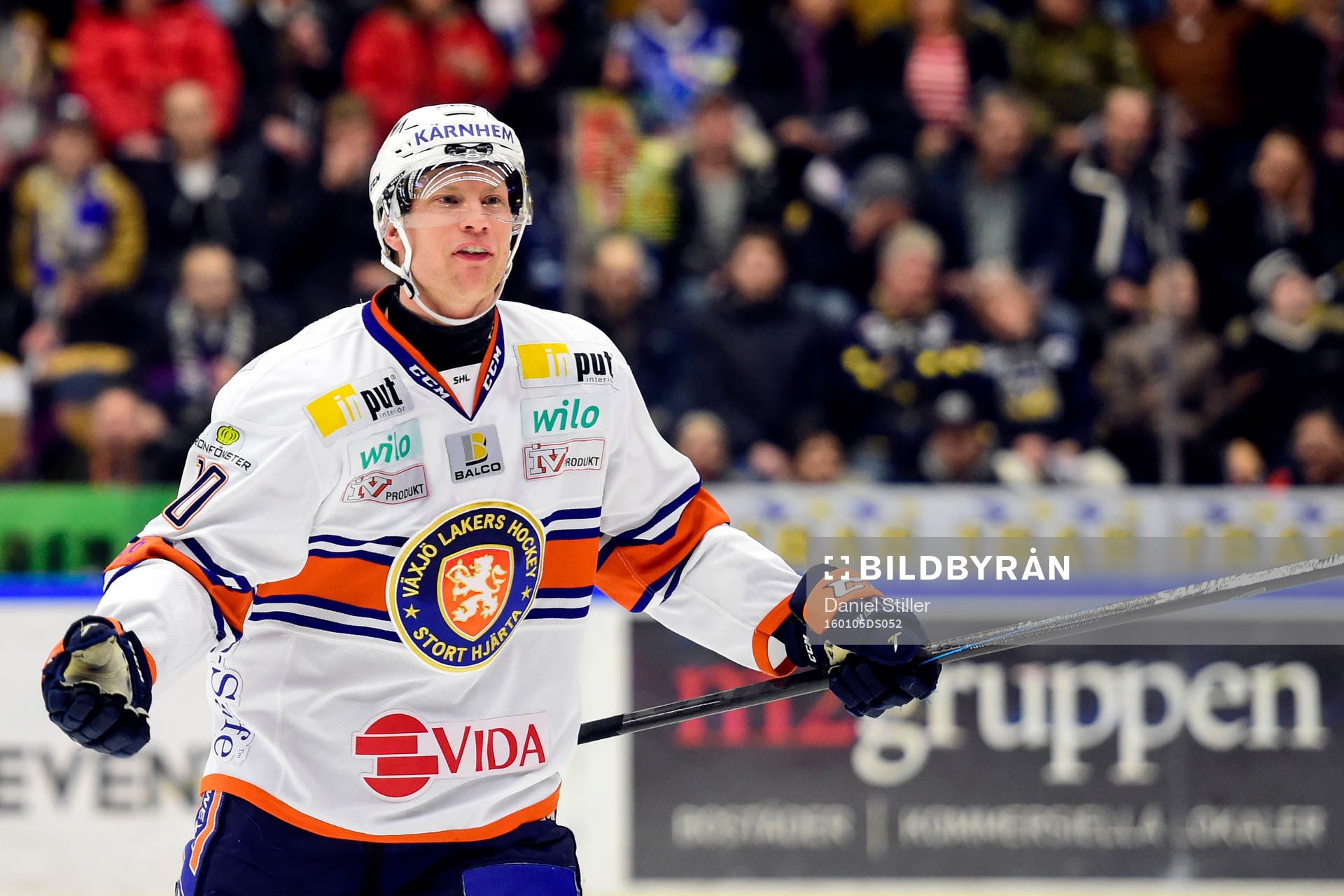 Växjös Richard Gynge jublar