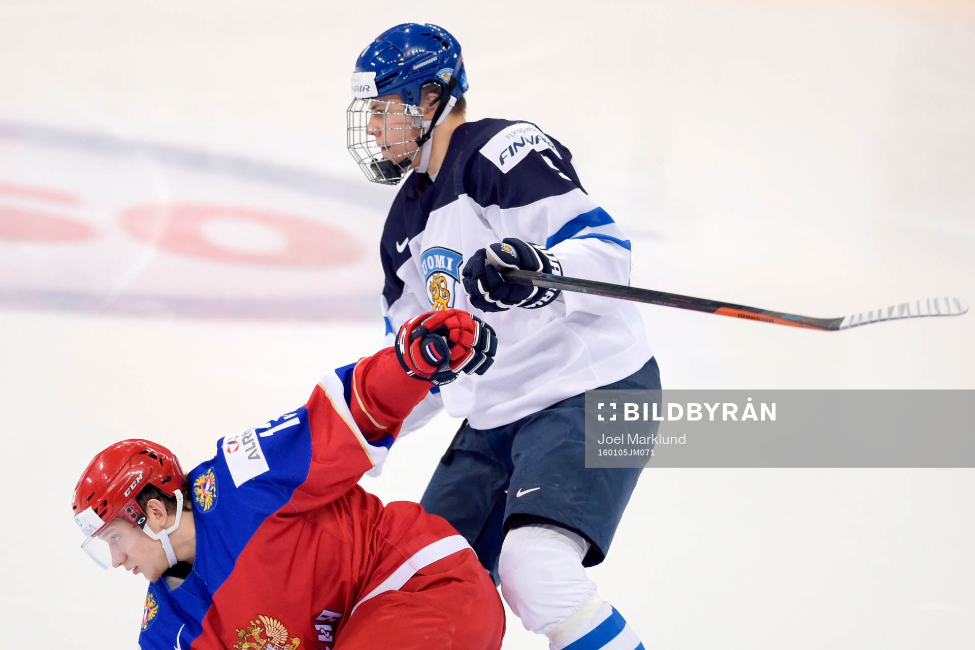 Rysslands Alexander Polunin och Finlands Jesse Puljujärvi