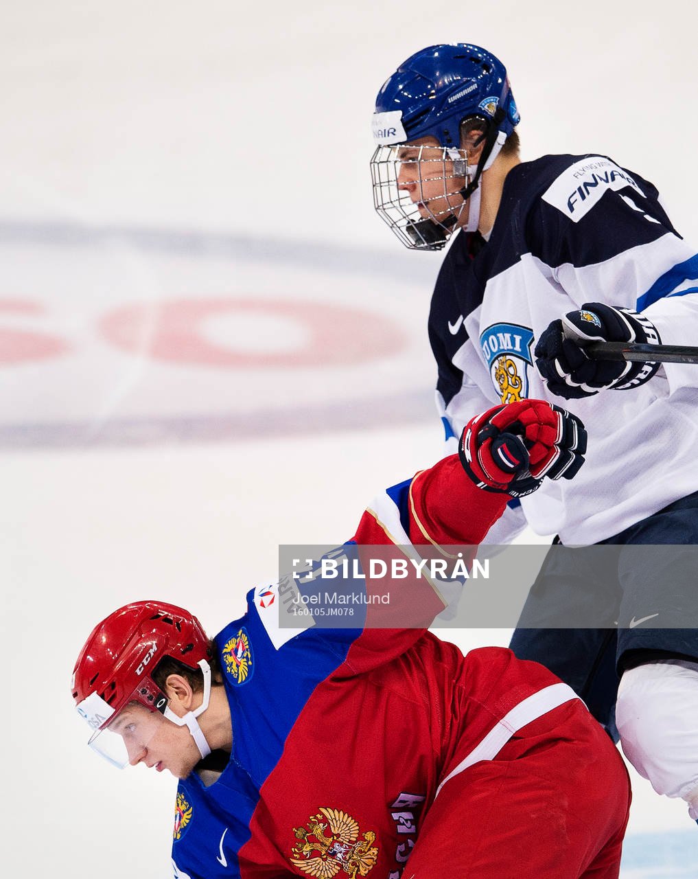 Rysslands Alexander Polunin och Finlands Jesse Puljujärvi