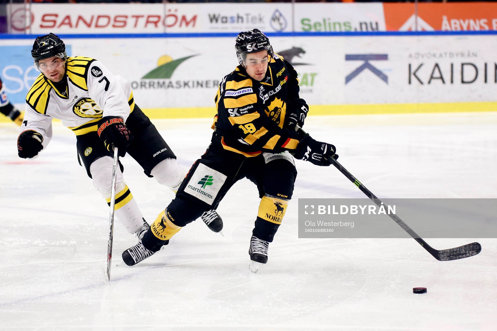 Brynäs Ponthus Westerholm och Skellefteås Andrew Calof