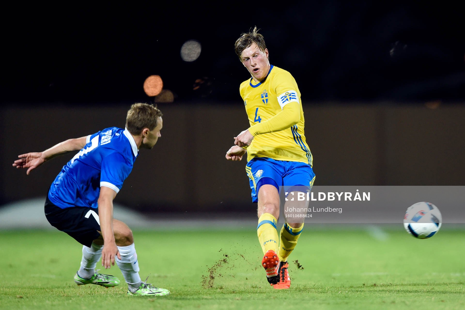 Estlands Sander Puri och Sveriges Emil Bergström