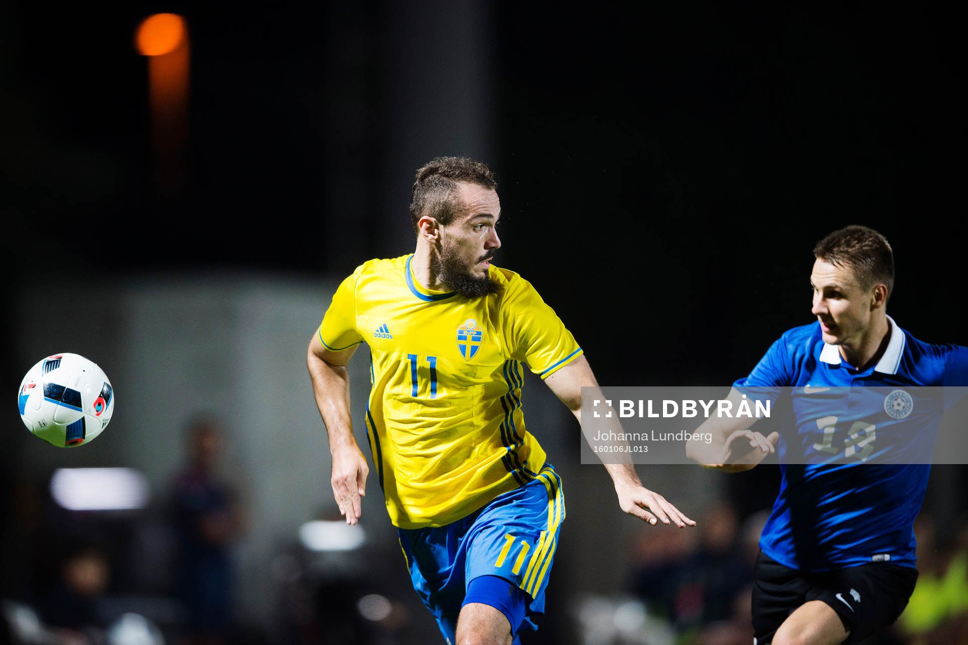 Sveriges Emir Kujovic mot Estlands Karol Mets