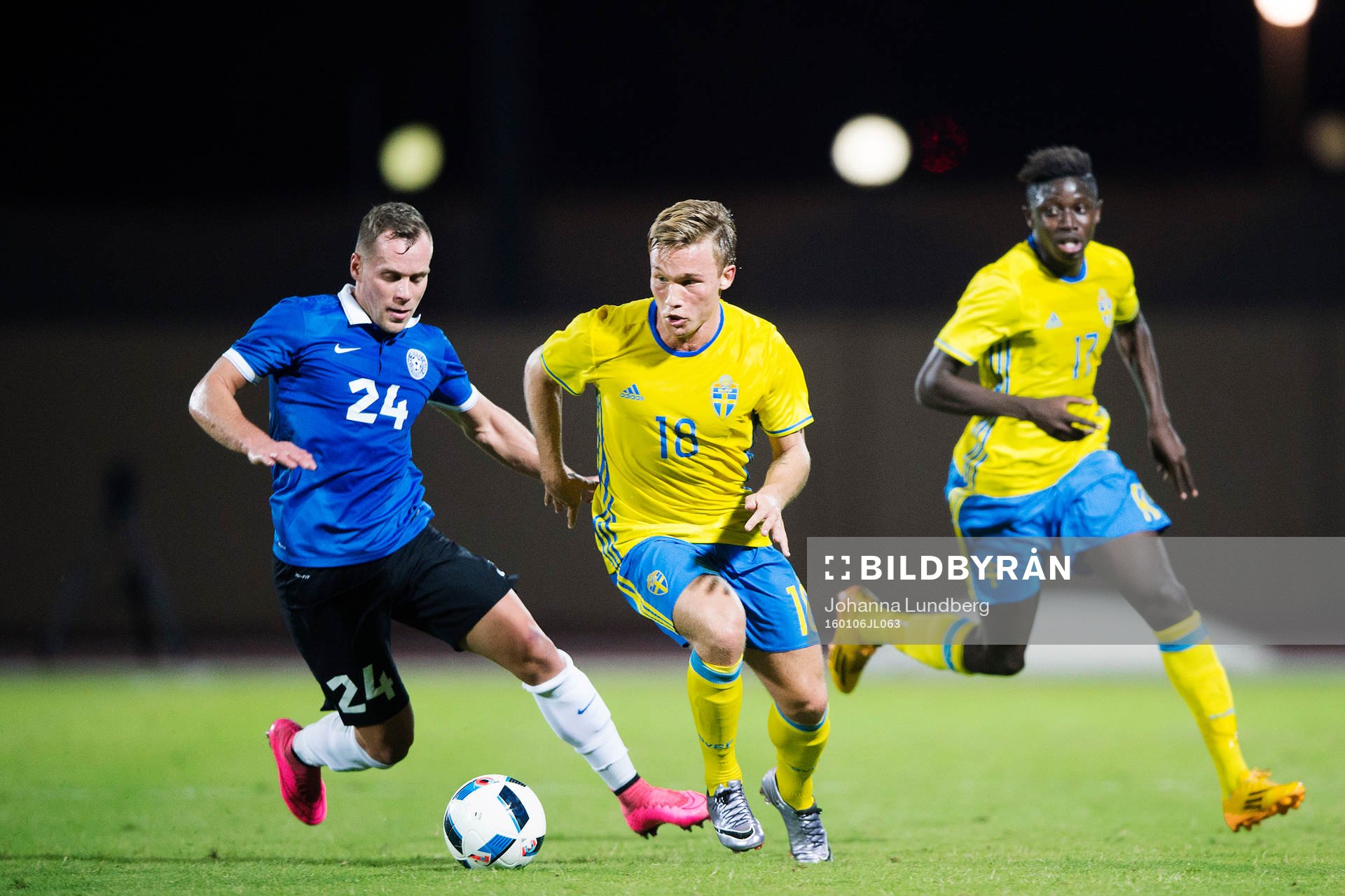 Estlands Andre Frolov och Sveriges Nicklas Bärkroth samt