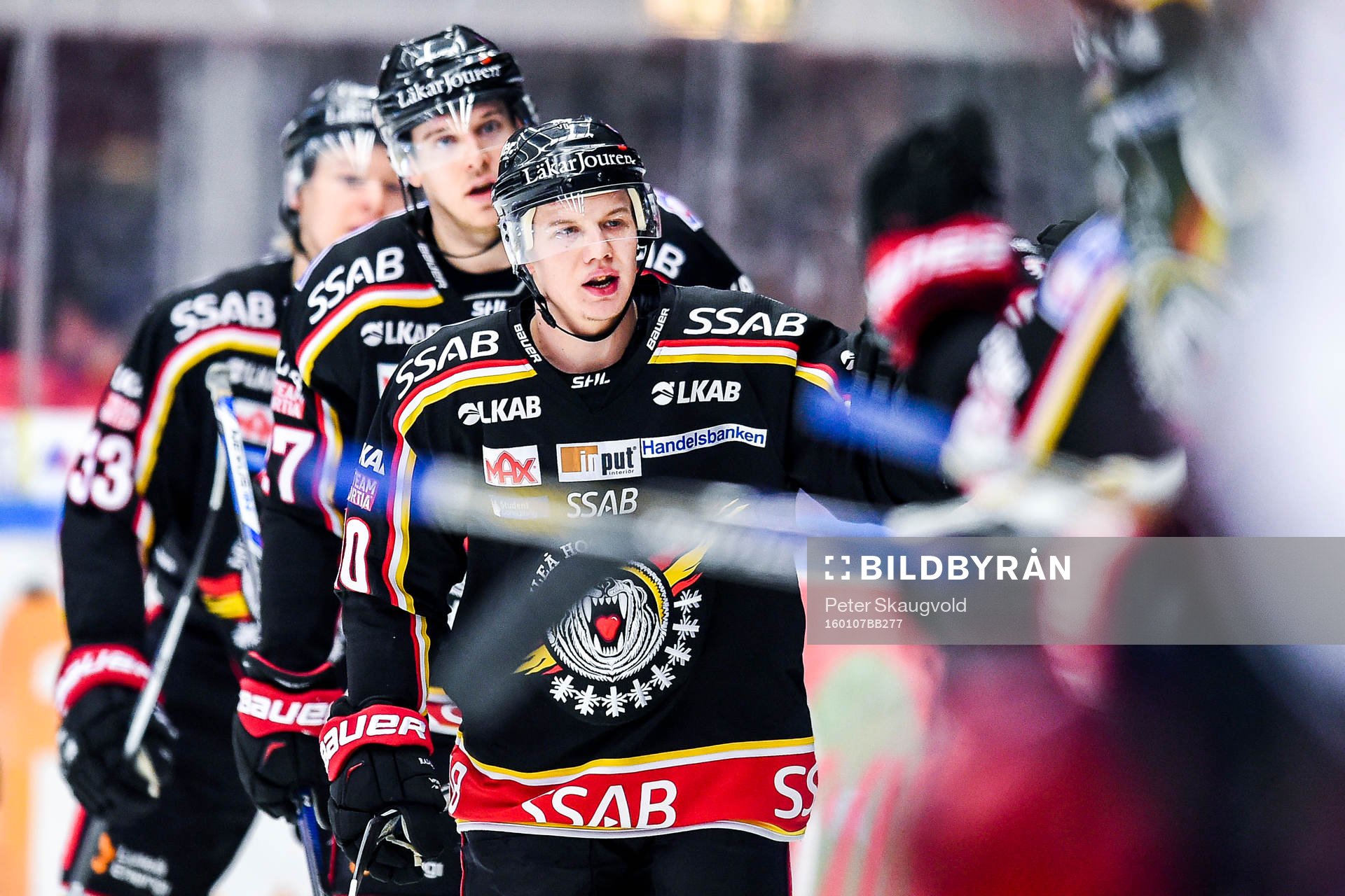 Luleås Toni Rajala jublar