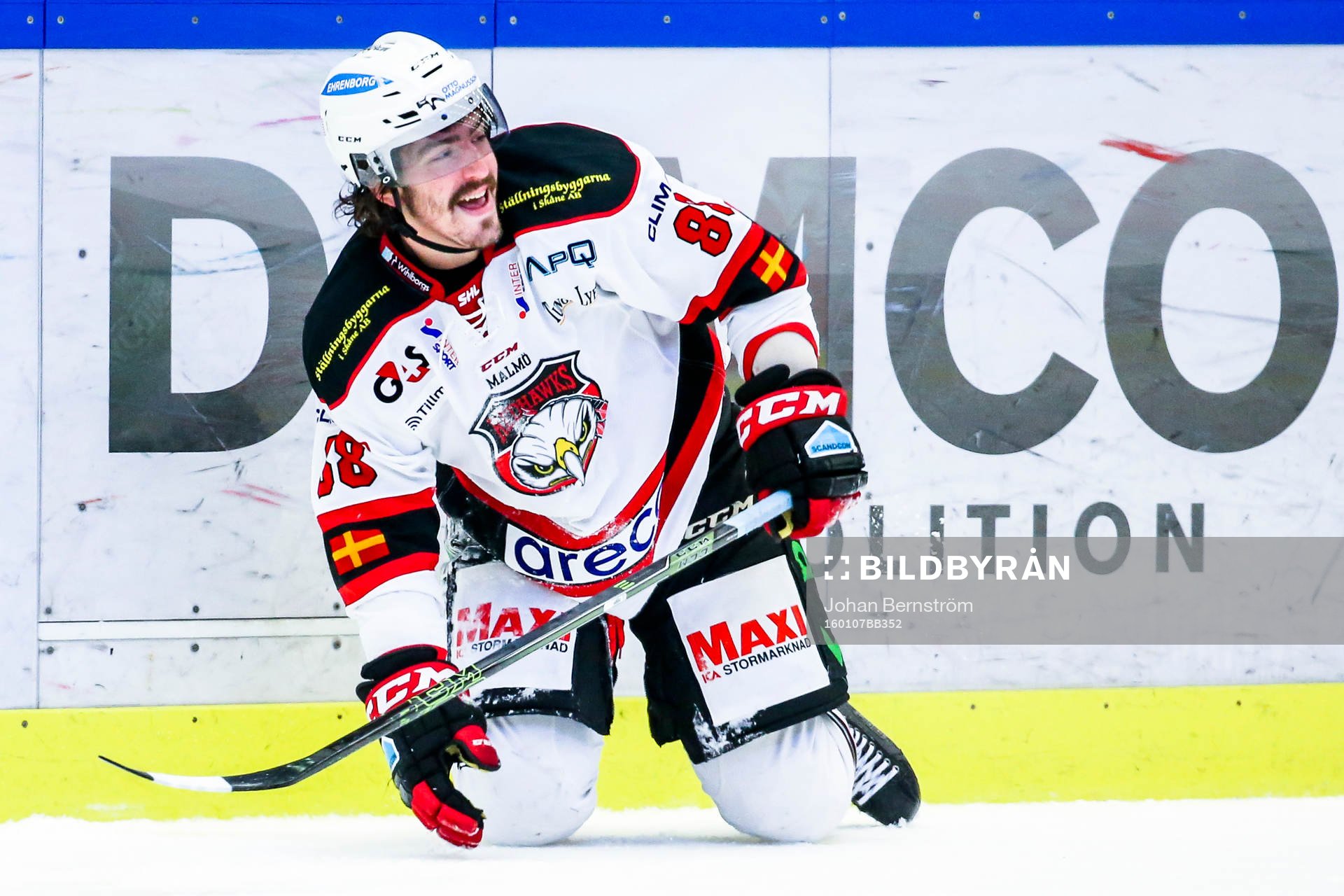 Malmö Redhawks Peter Mueller deppar