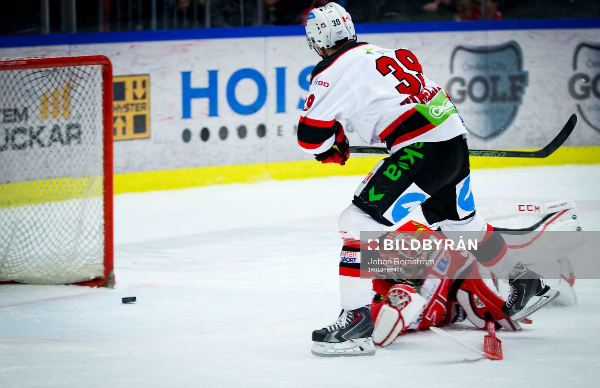 Malmö Redhawks Eric Himelfarb gör 1-2 i sudden death på