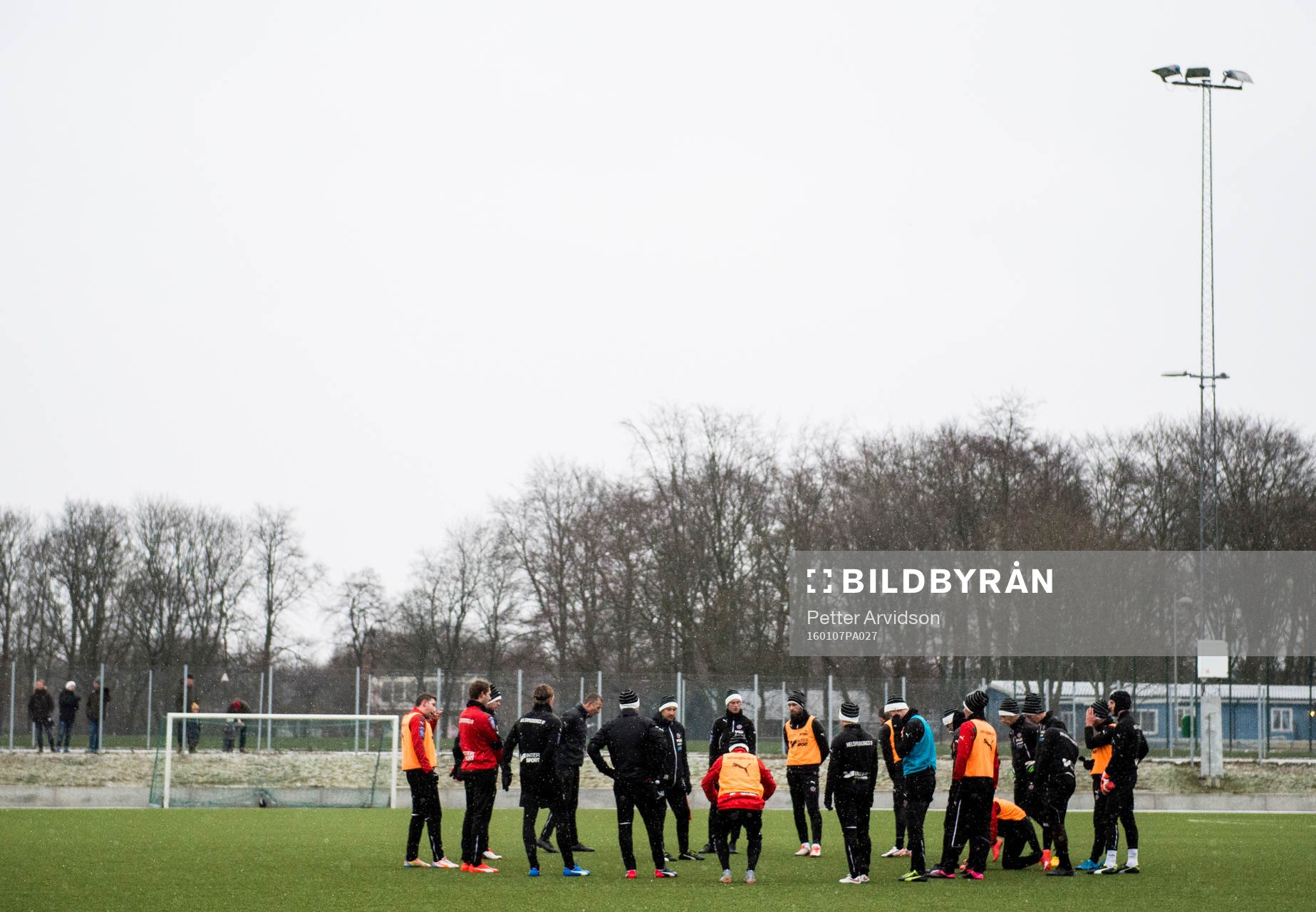 Helsingborgs spelare samlade