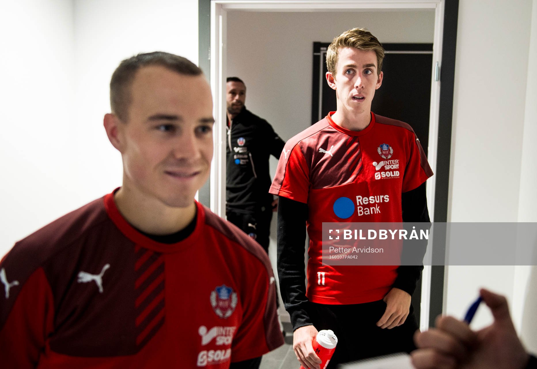 Helsingborgs Carl Wede och Adam Eriksson