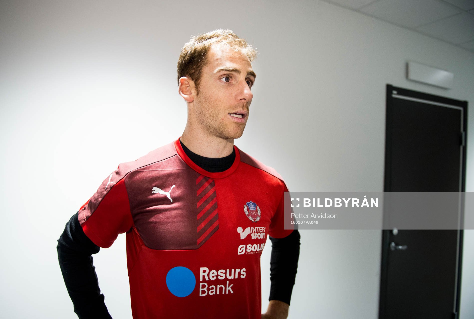 Helsingborgs Tomer Chencinski efter en träning med Helsingborg den 7 januari 2016 i Helsingborg.