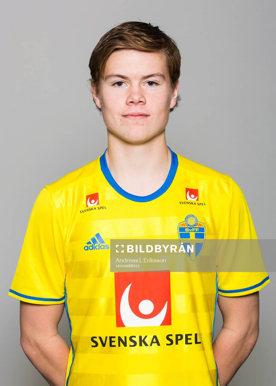 Albin Skoglund i P19-landslaget