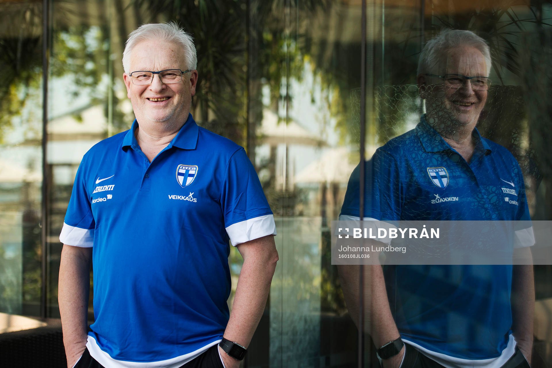 Finlands förbundskapten Hans Backe