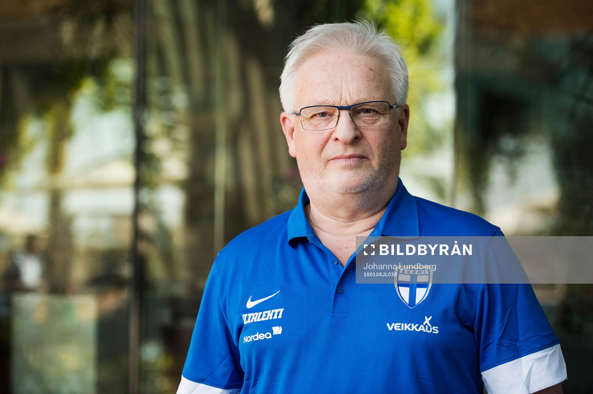 Finlands förbundskapten Hans Backe