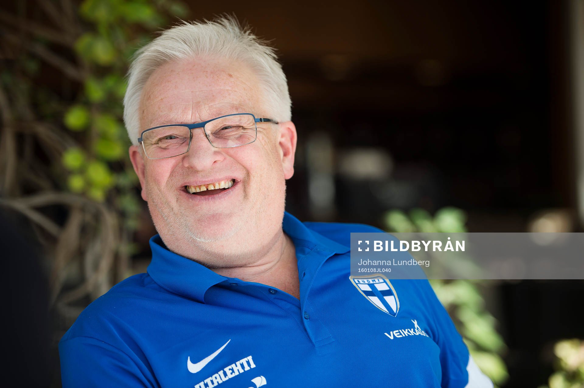 Finlands förbundskapten Hans Backe