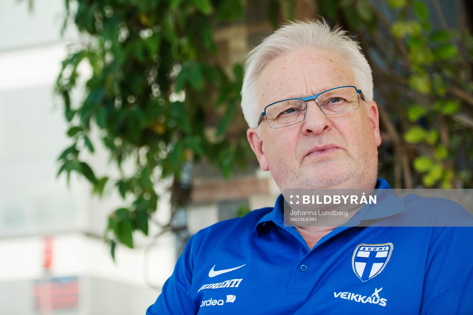 Finlands förbundskapten Hans Backe