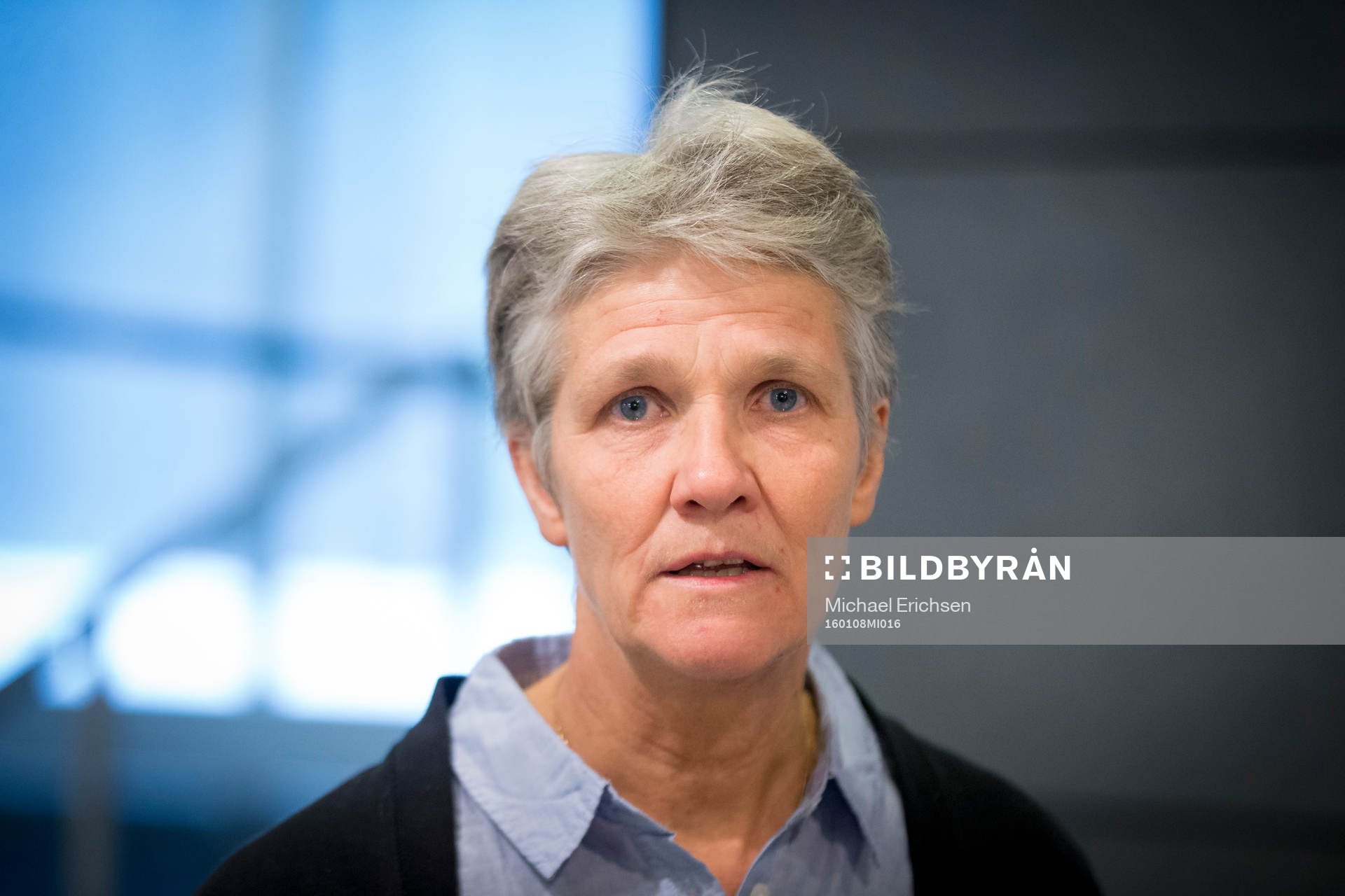 Sveriges förbundskapten i fotboll Pia Sundhage presenterar