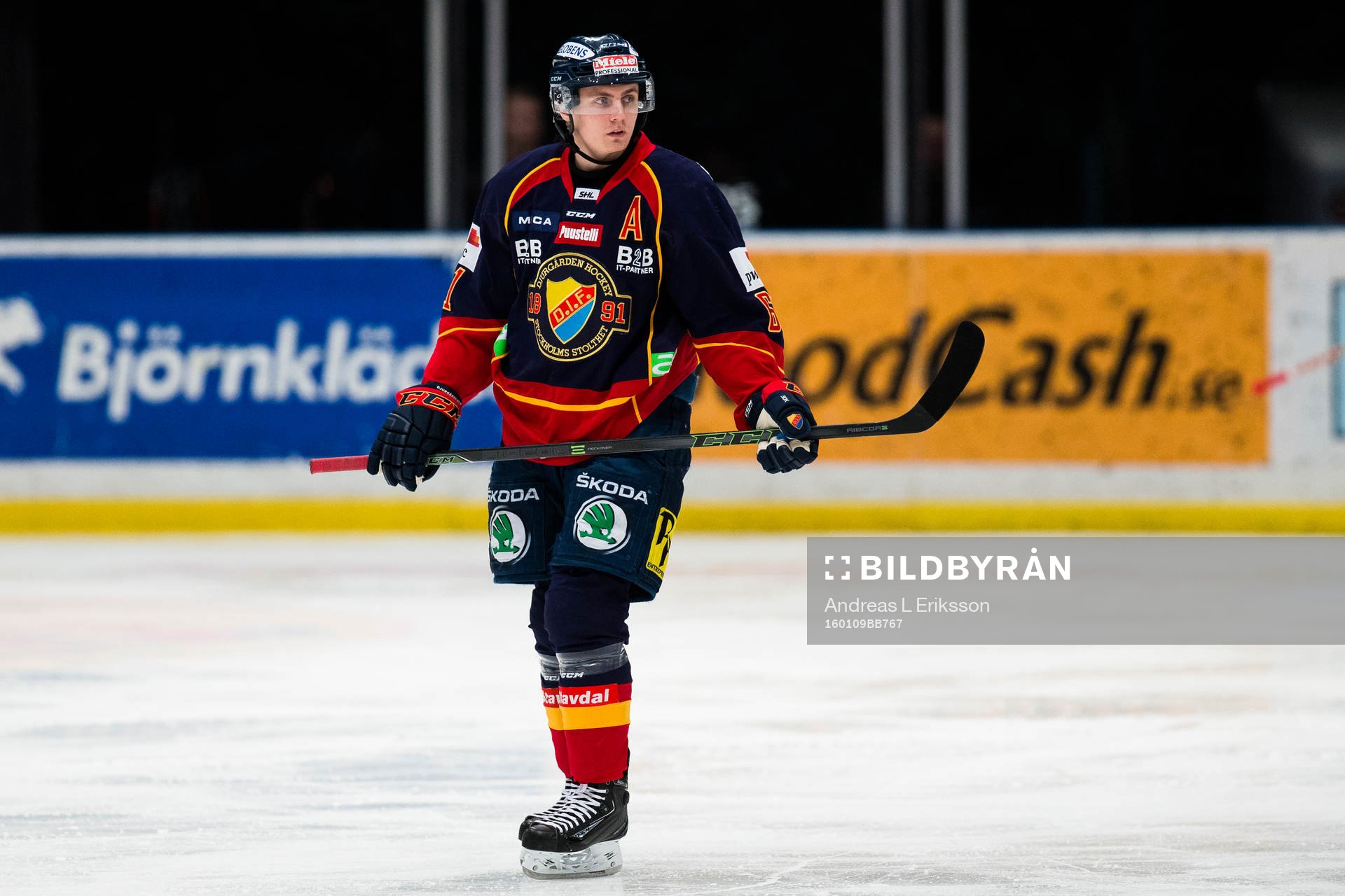 Djurgårdens Markus Ljungh ser deppig ut