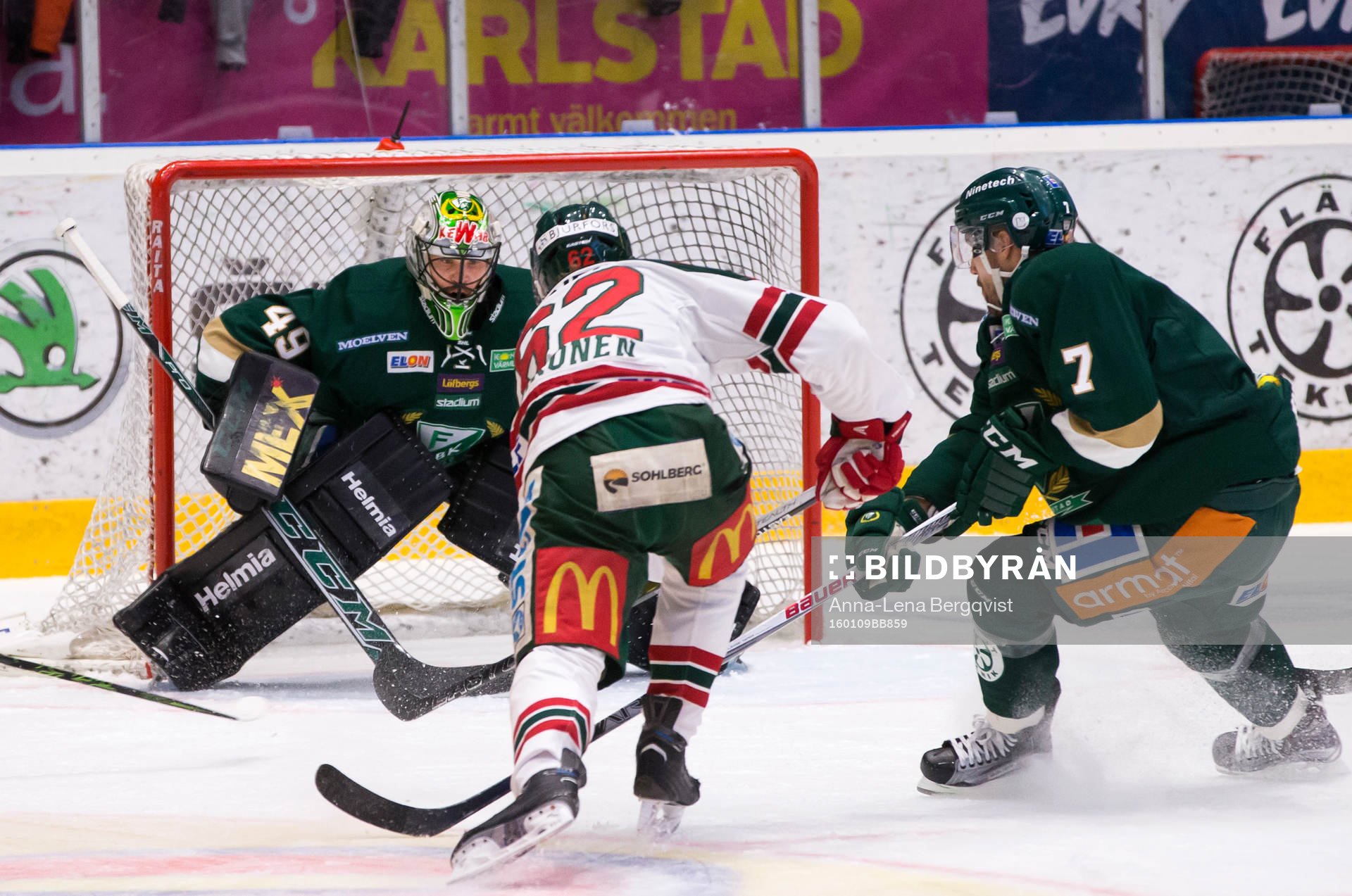 Frölundas Artturi Lehkonen och Färjestads Jonas Holös