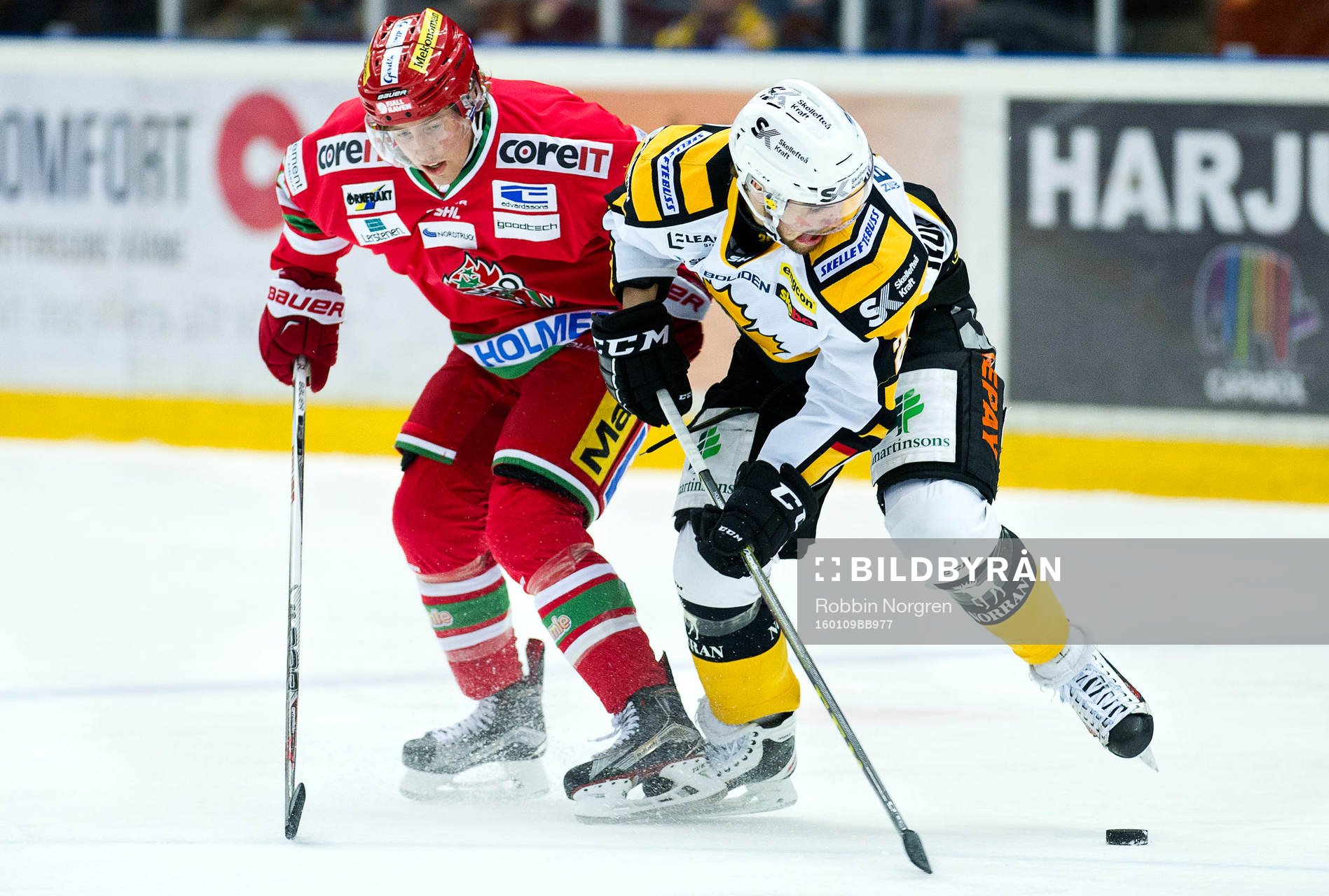under ishockeymatchen i SHL mellan Modo och Skellefteå