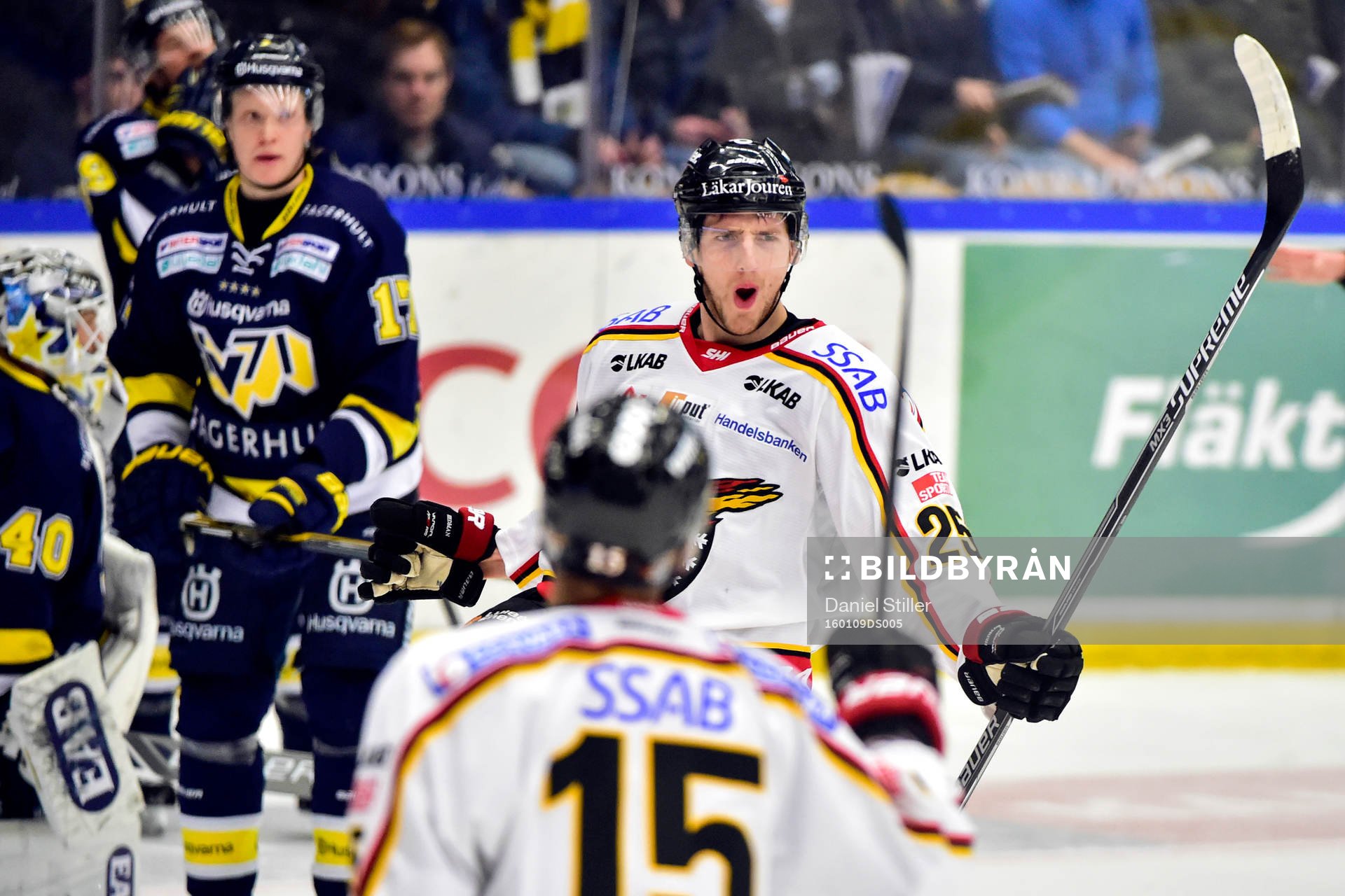 Luleås Anton Hedman jublar