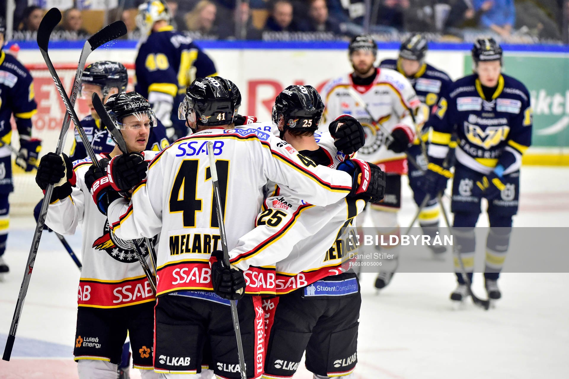 Luleås Anton Hedman jublar