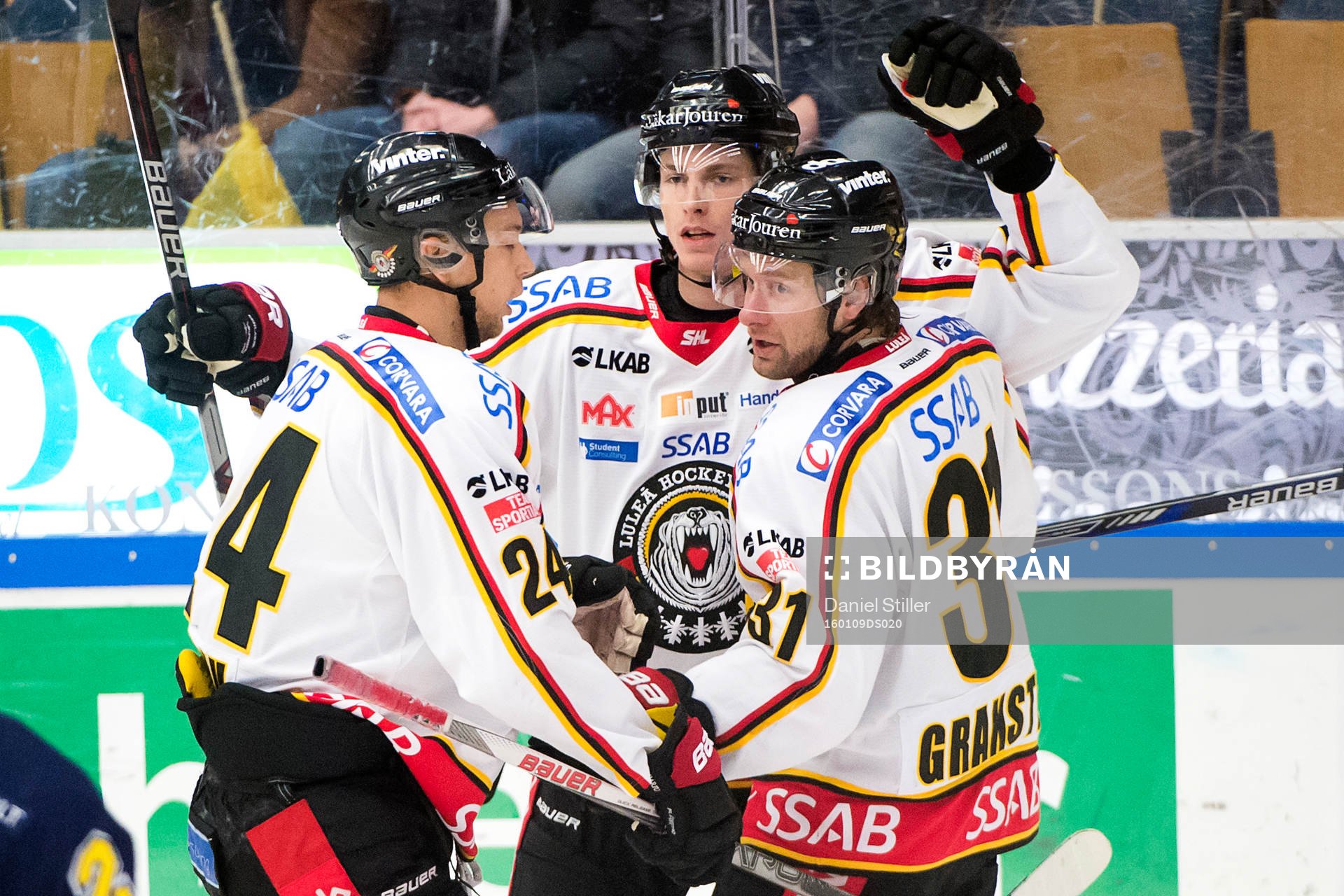 Luleås Peter Cehlarik jublar