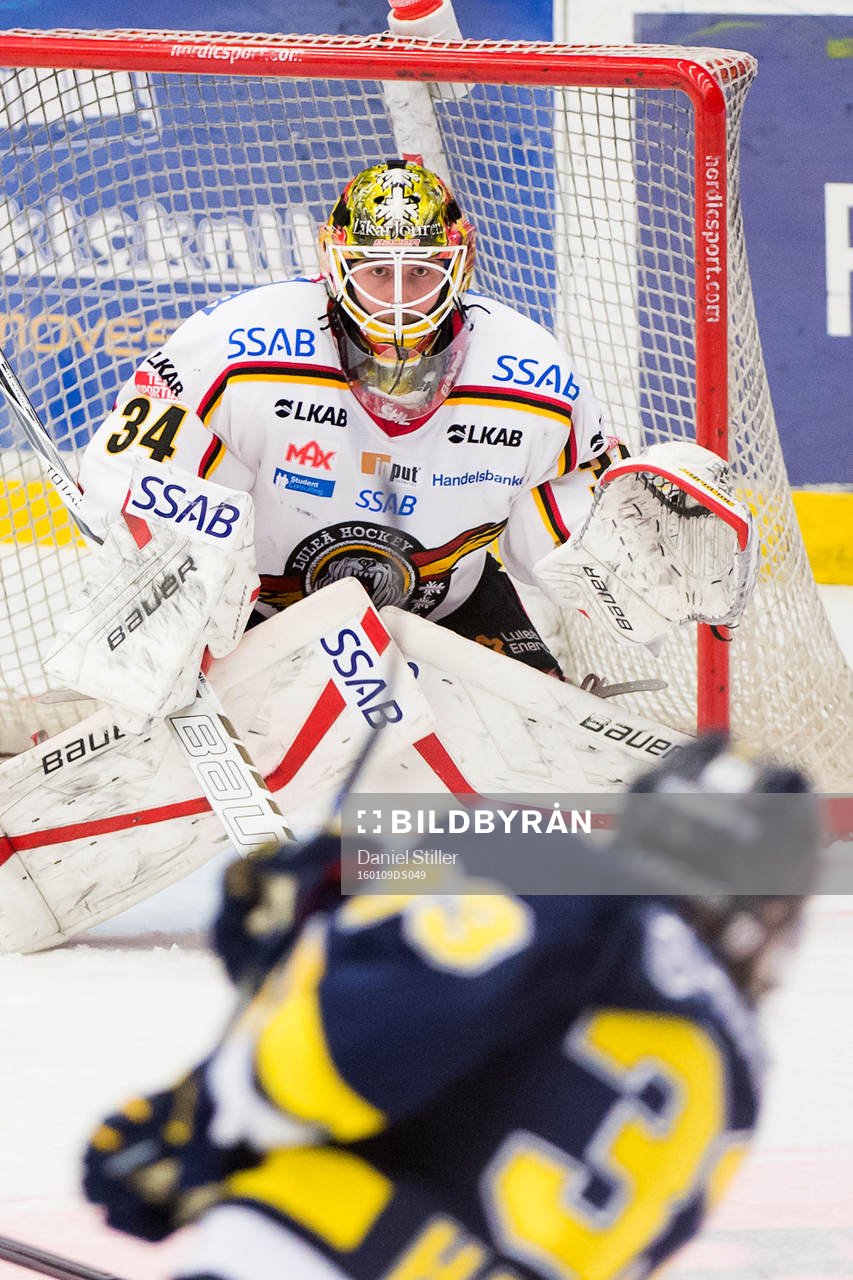 Luleås målvakt Joel Lassinantti