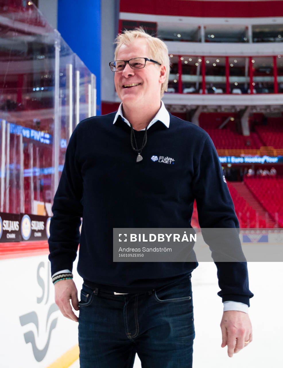 Leksands assisterande tränare Magnus Svensson  ser glad ut